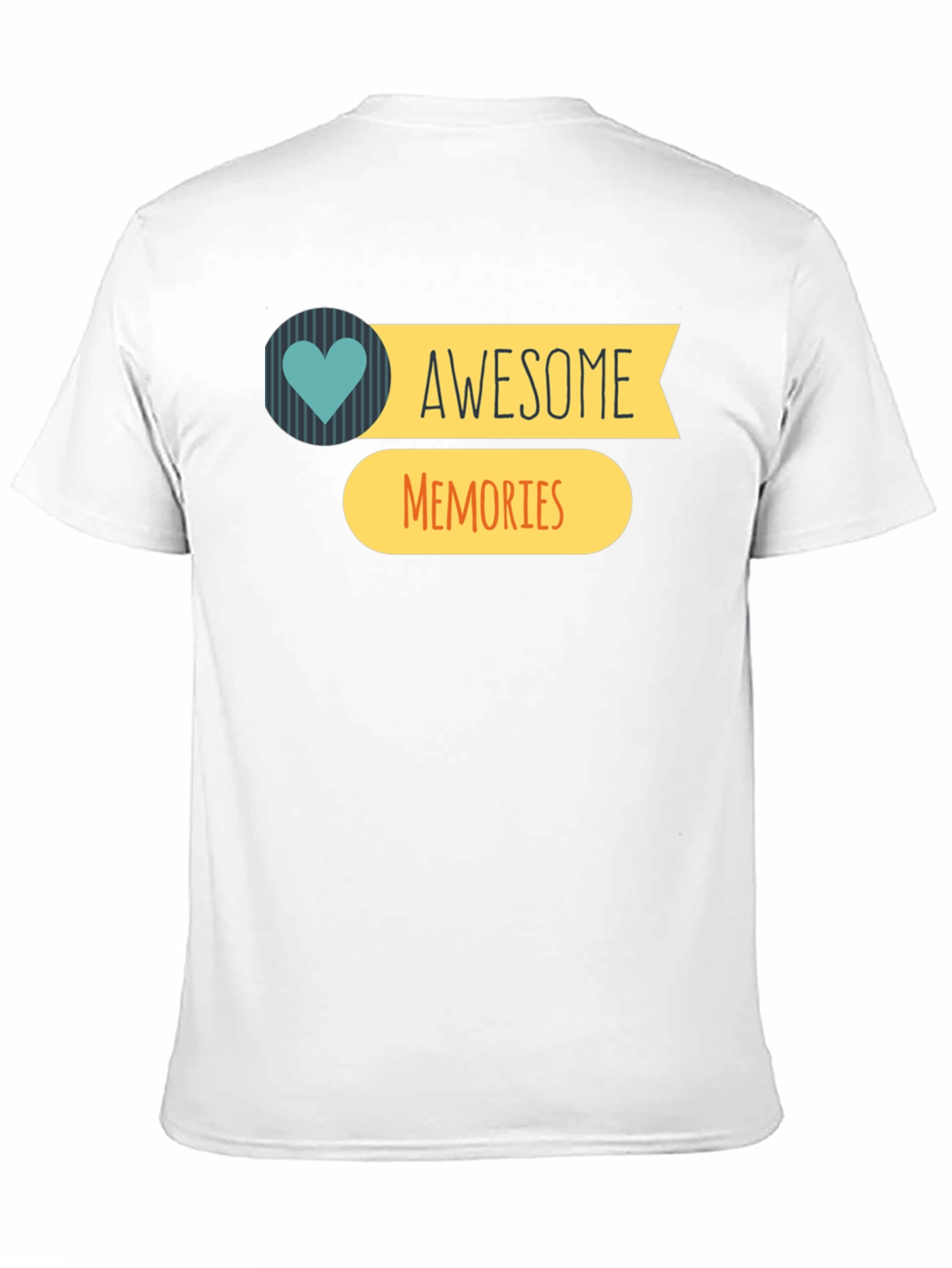 Awesome Memories Graphic T-Shirt - Black