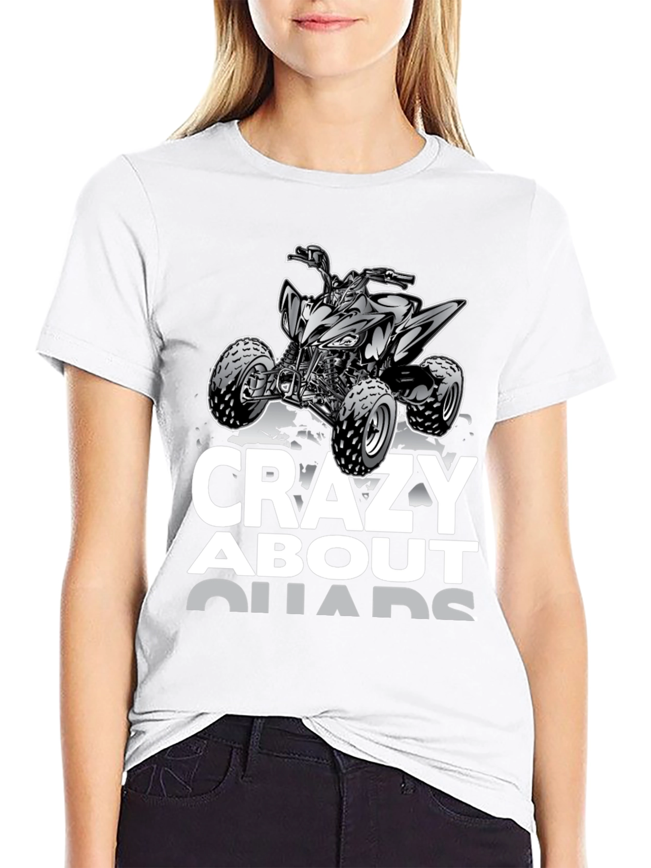 Crazy About Quads Graphic T-Shirt