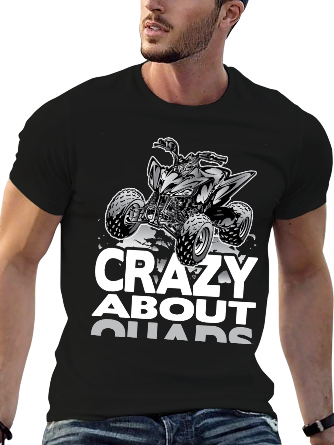 Crazy About Quads Graphic T-Shirt