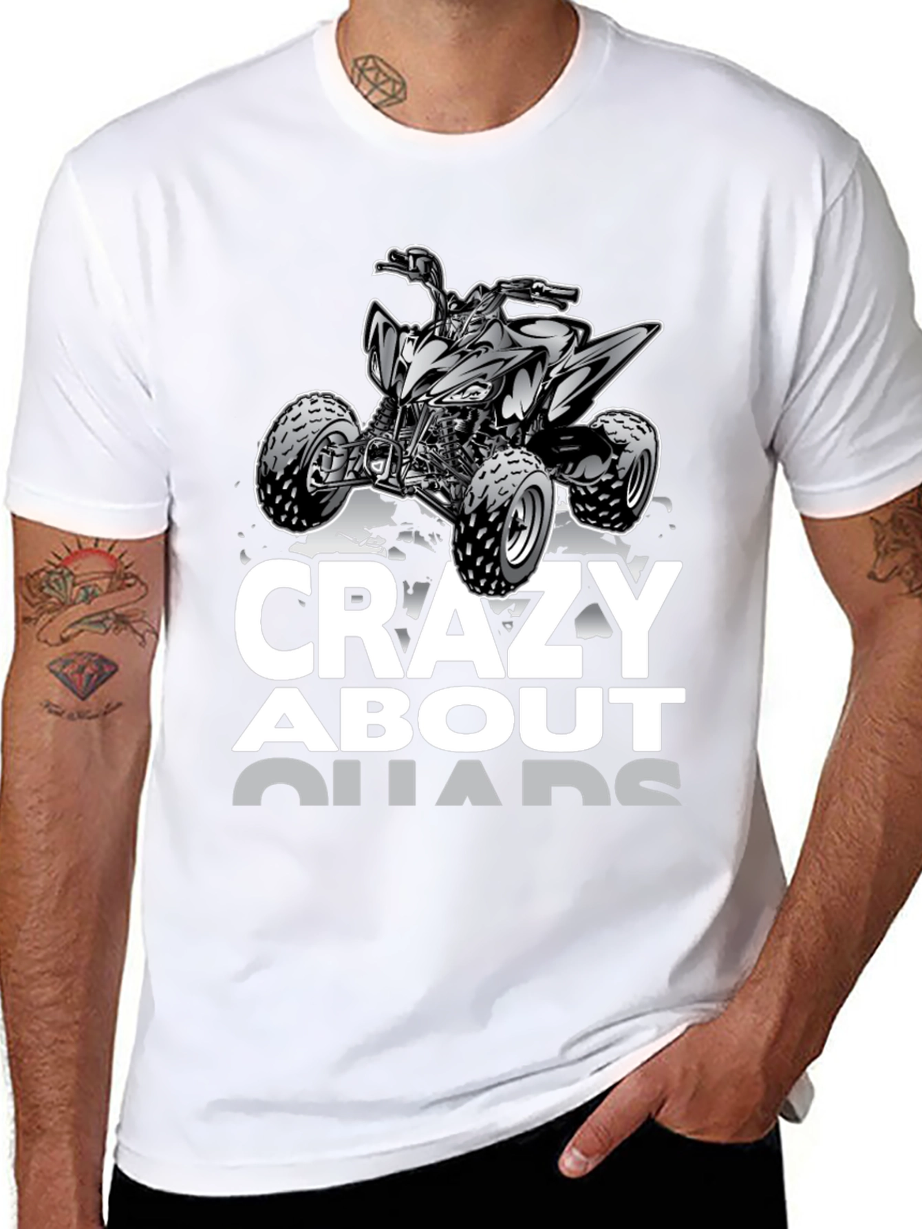Crazy About Quads Graphic T-Shirt