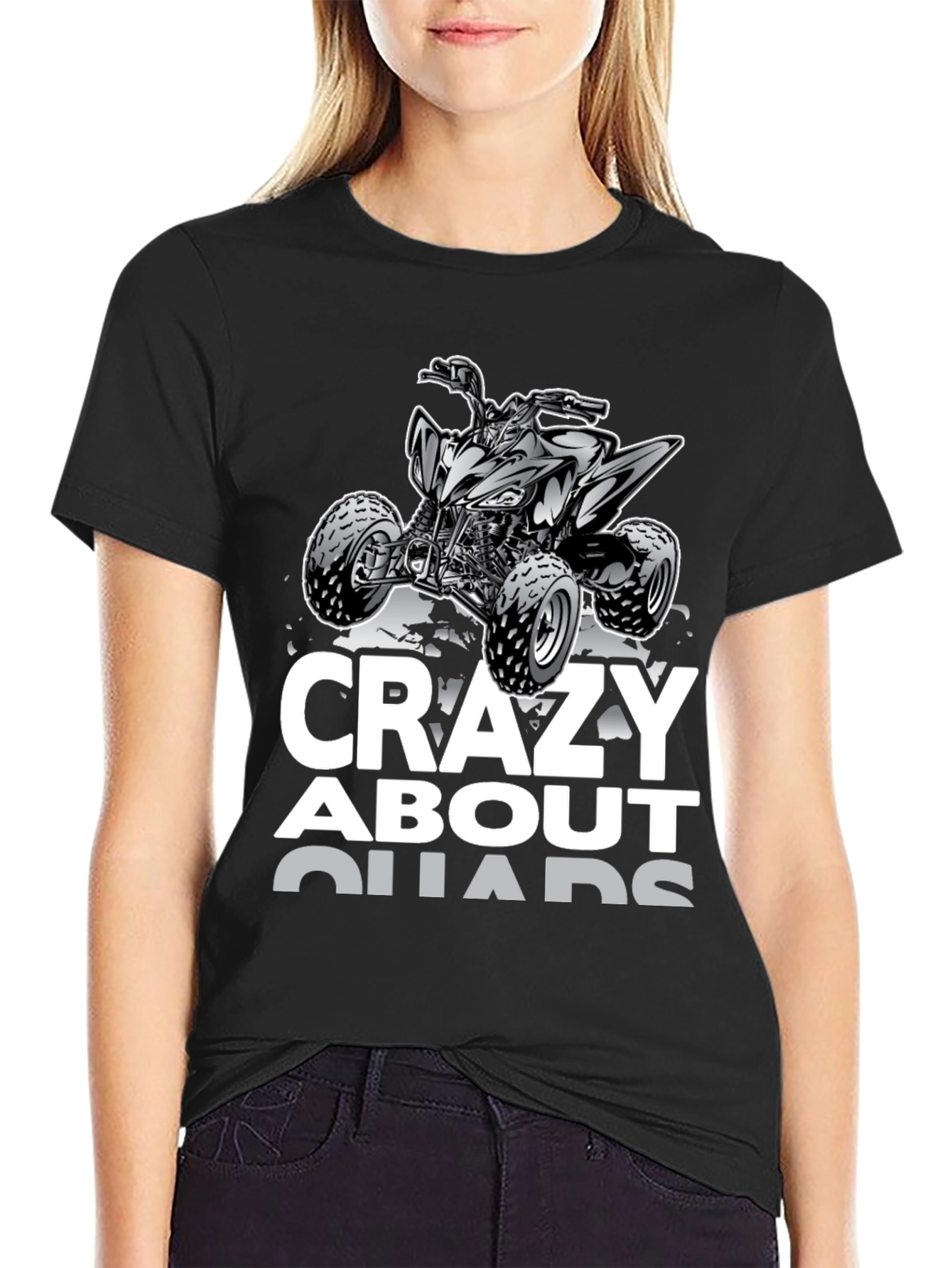 Crazy About Quads Graphic T-Shirt