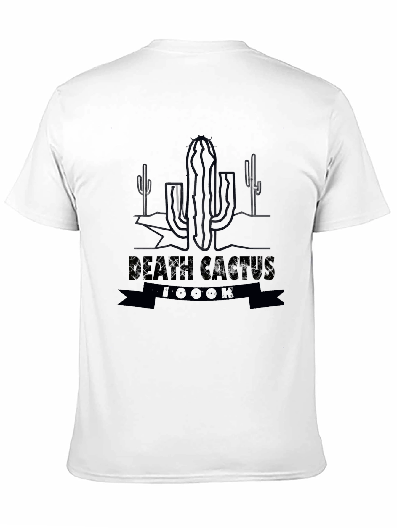 Death Cactus 1000K Black Graphic Tee