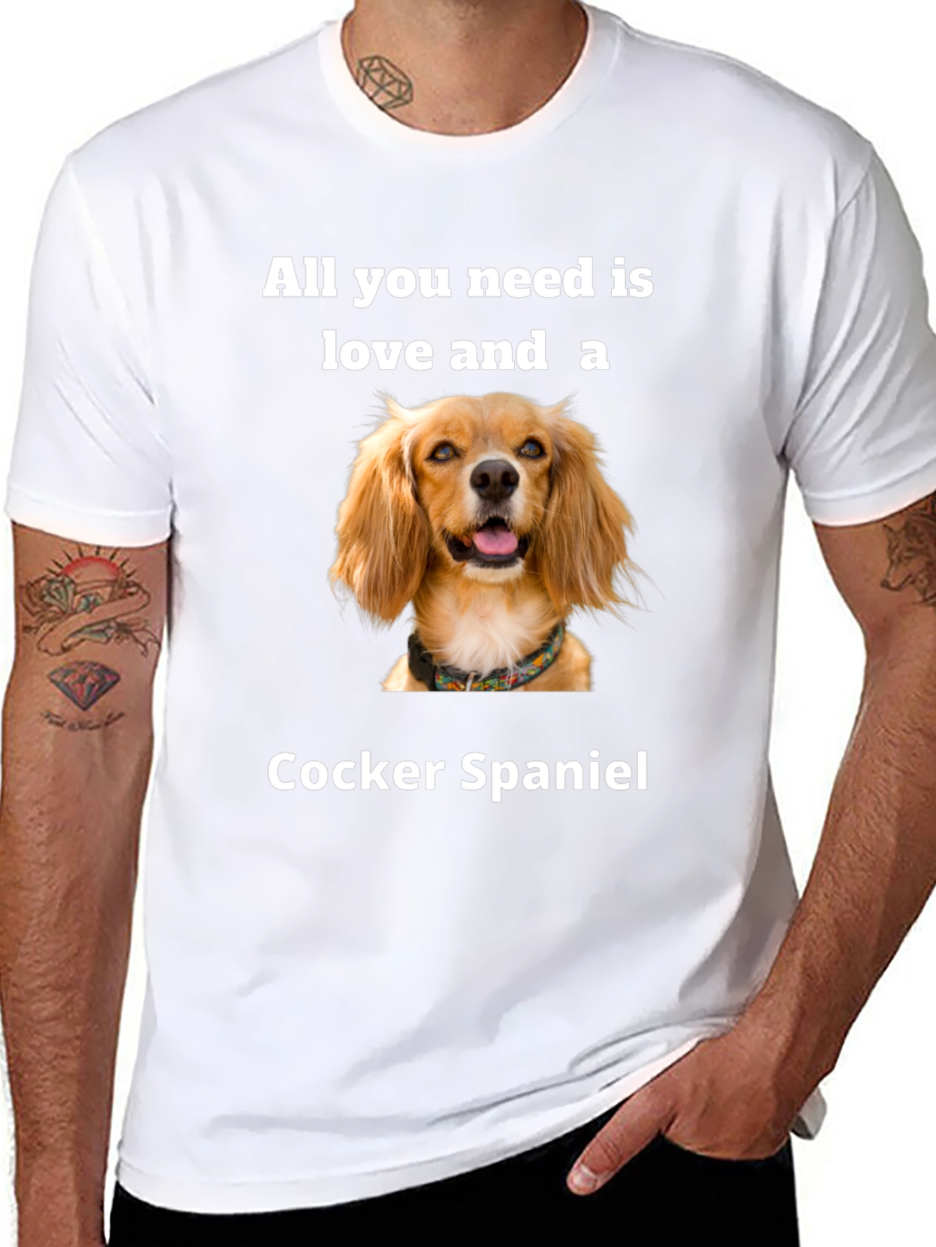 Cocker Spaniel Love Tee - Dog Lover Gift