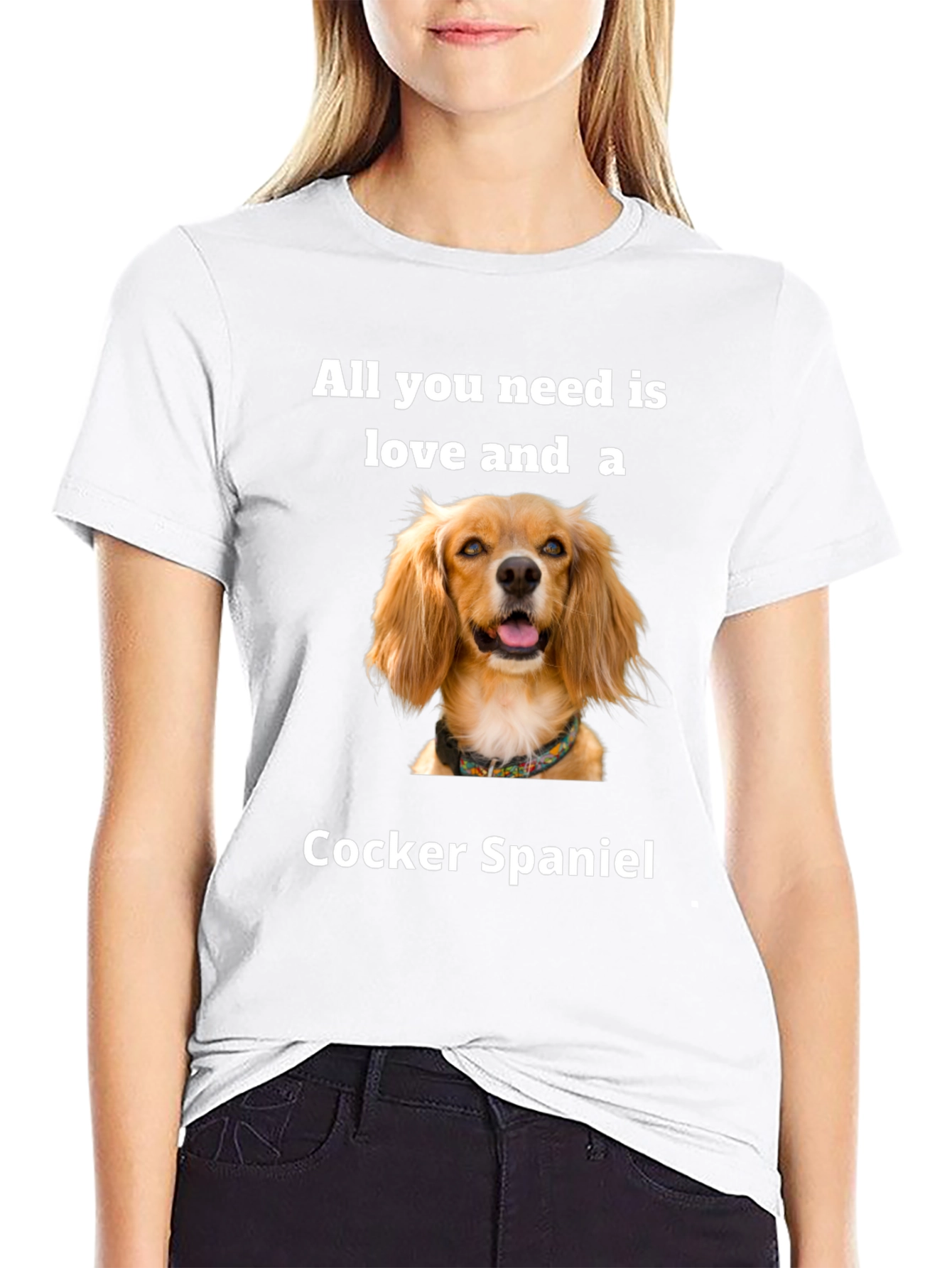 Cocker Spaniel Love Tee - Dog Lover Gift