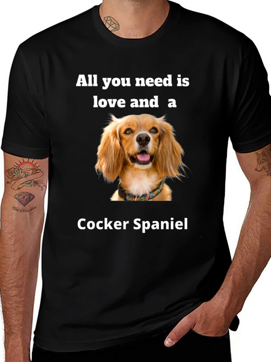 Cocker Spaniel Love Tee - Dog Lover Gift