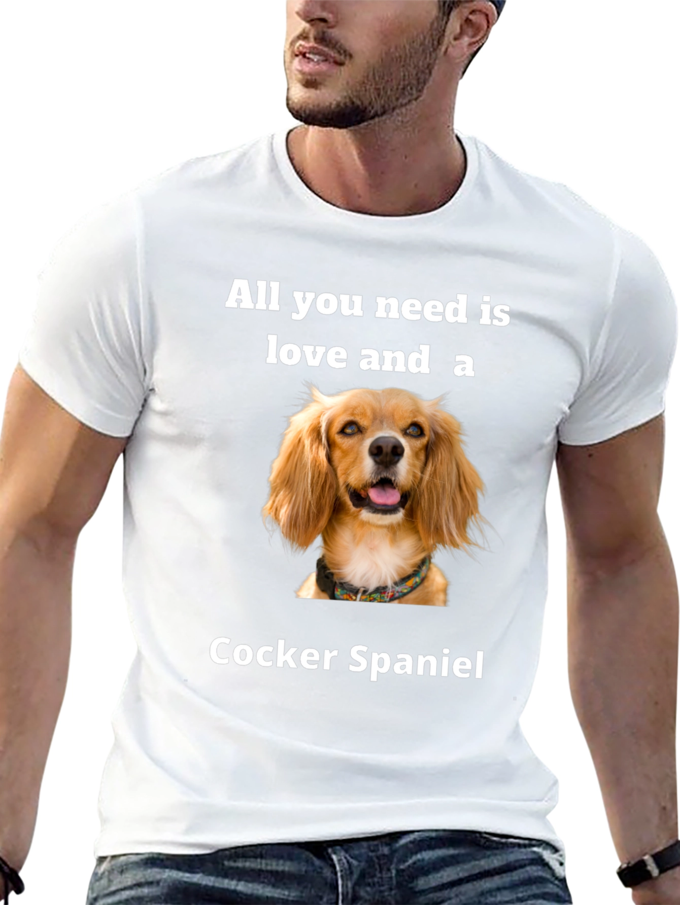 Cocker Spaniel Love Tee - Dog Lover Gift