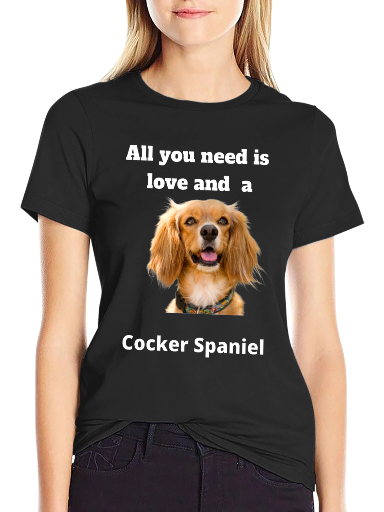 Cocker Spaniel Love Tee - Dog Lover Gift