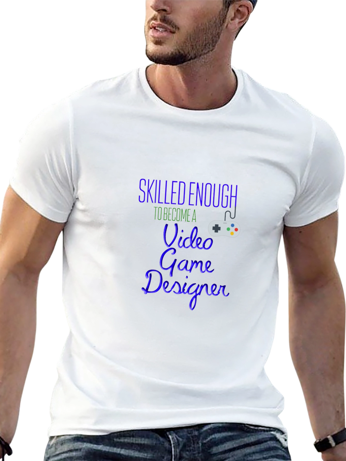 Skilled Enough Video Game Designer Black T-Shirt