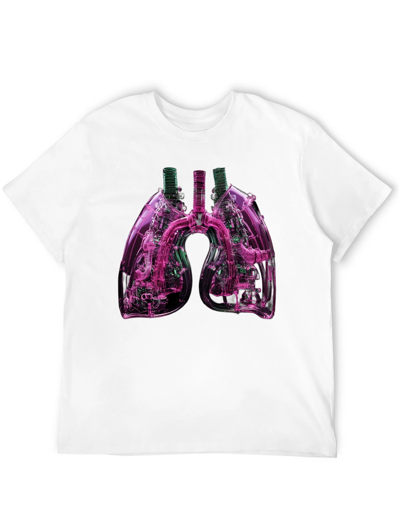 Anatomical Lungs Graphic T-Shirt