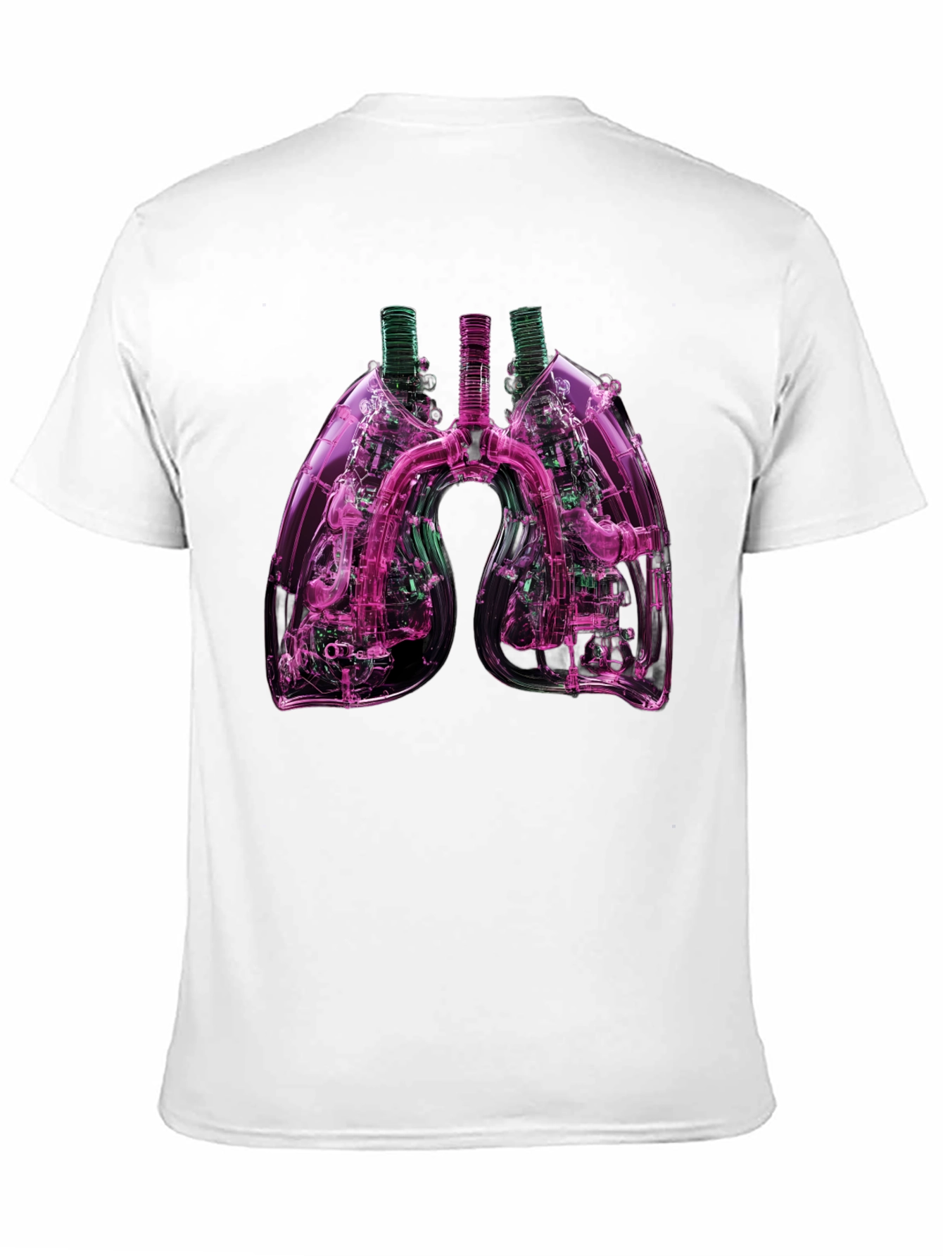 Anatomical Lungs Graphic T-Shirt
