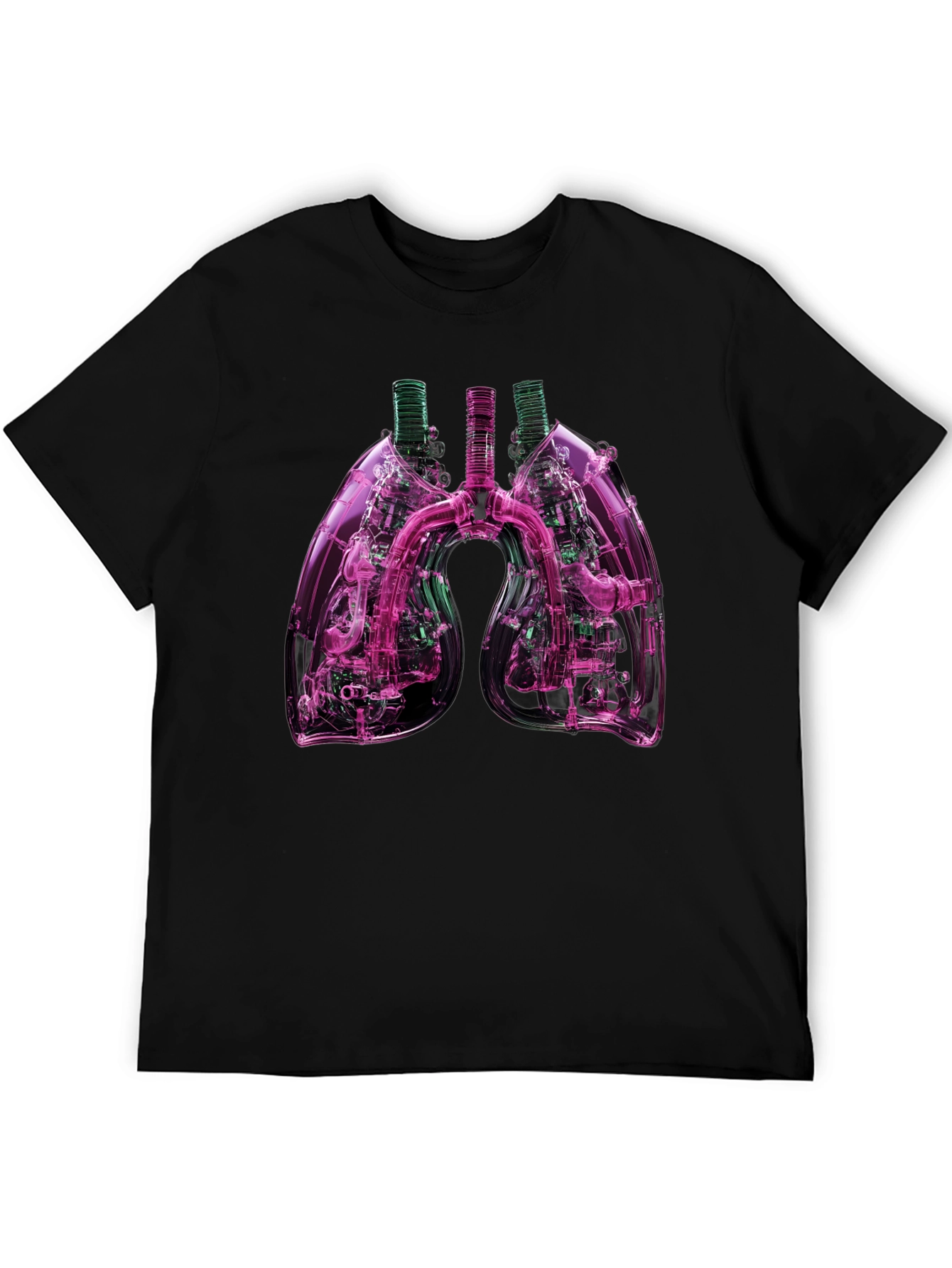 Anatomical Lungs Graphic T-Shirt