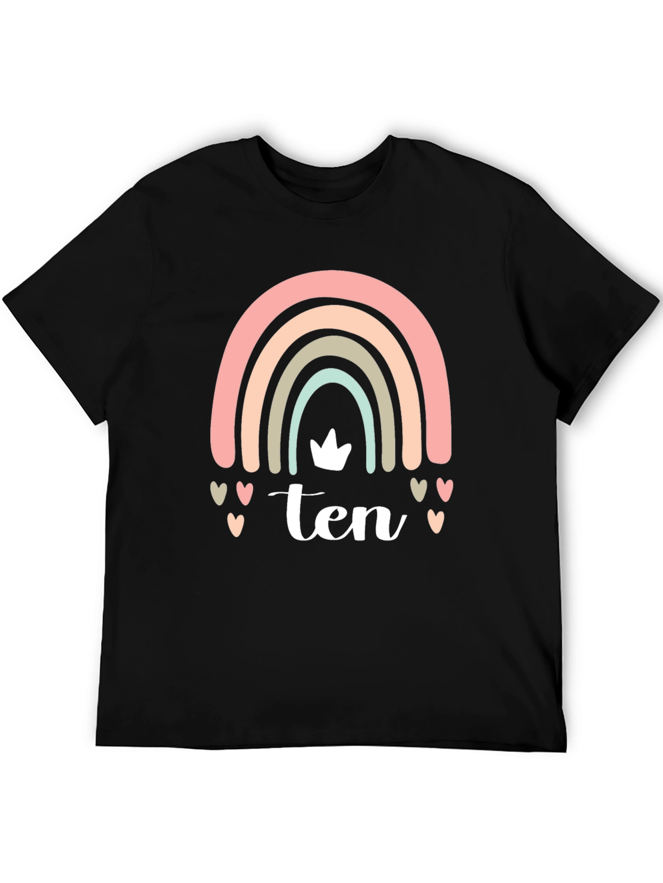 Ten Rainbow Birthday T-Shirt