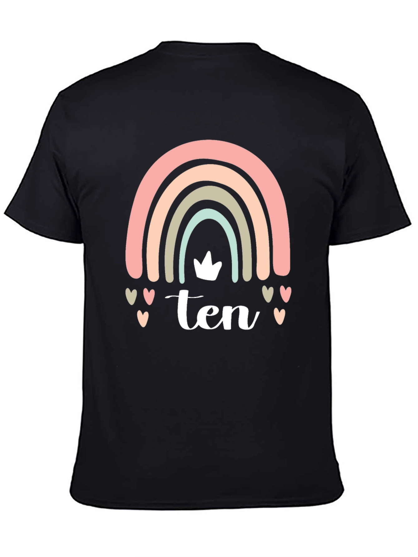 Ten Rainbow Birthday T-Shirt