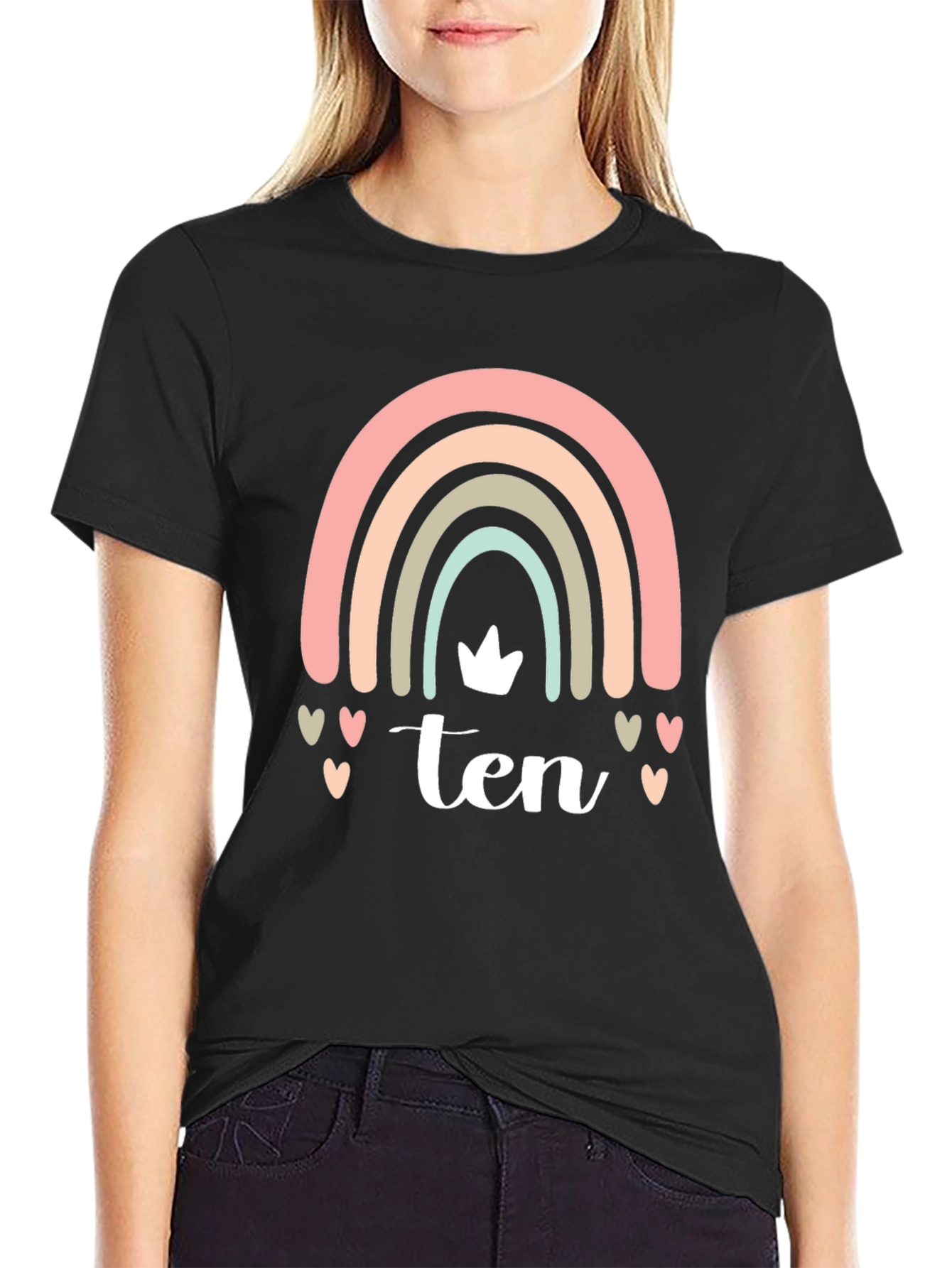 Ten Rainbow Birthday T-Shirt