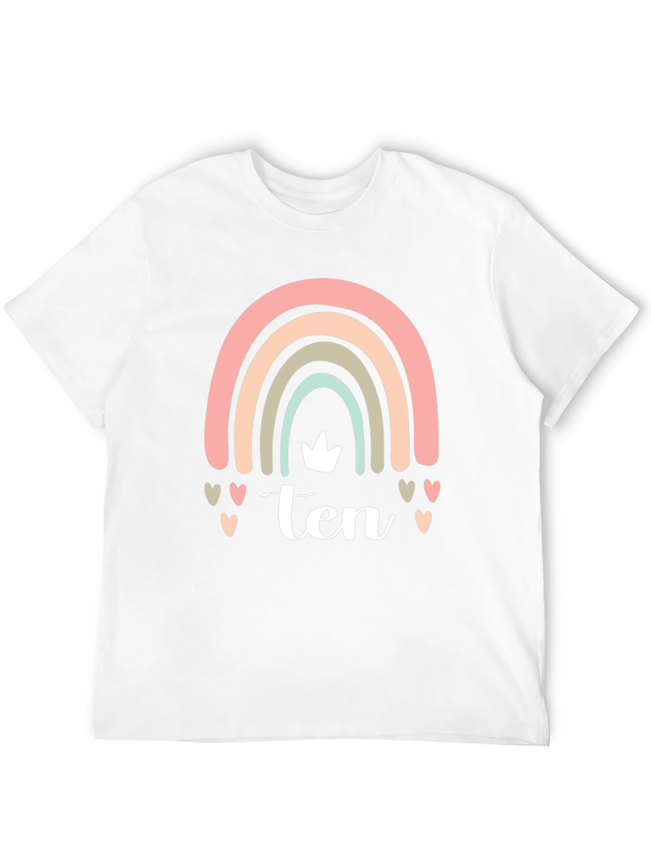 Ten Rainbow Birthday T-Shirt