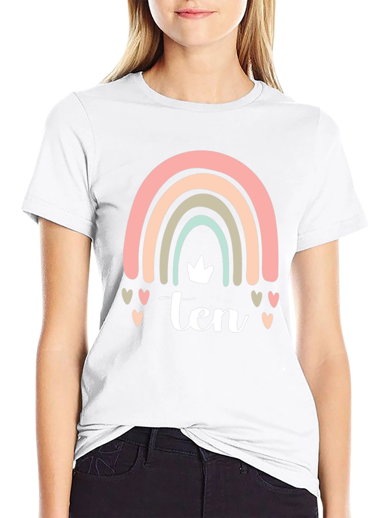 Ten Rainbow Birthday T-Shirt