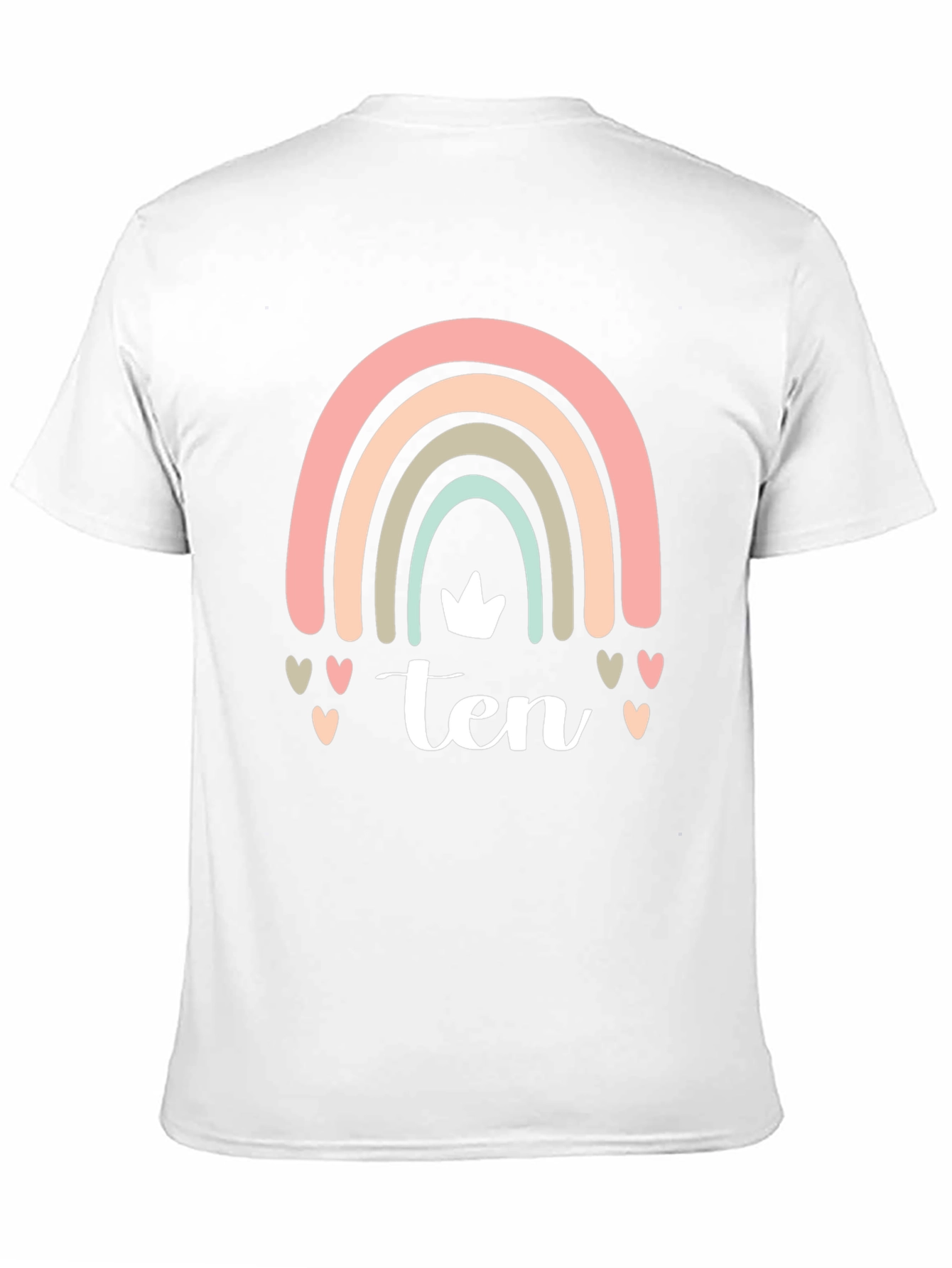 Ten Rainbow Birthday T-Shirt
