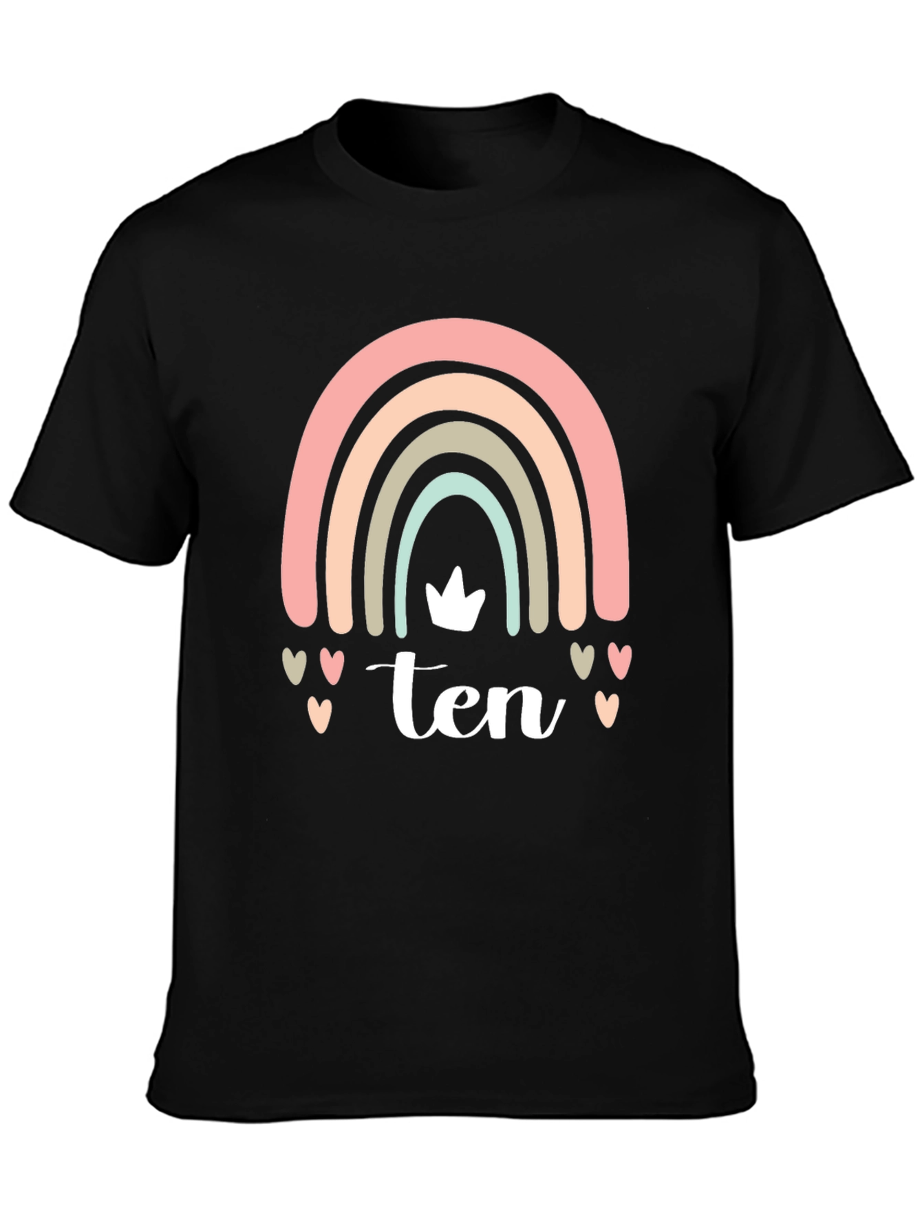 Ten Rainbow Birthday T-Shirt