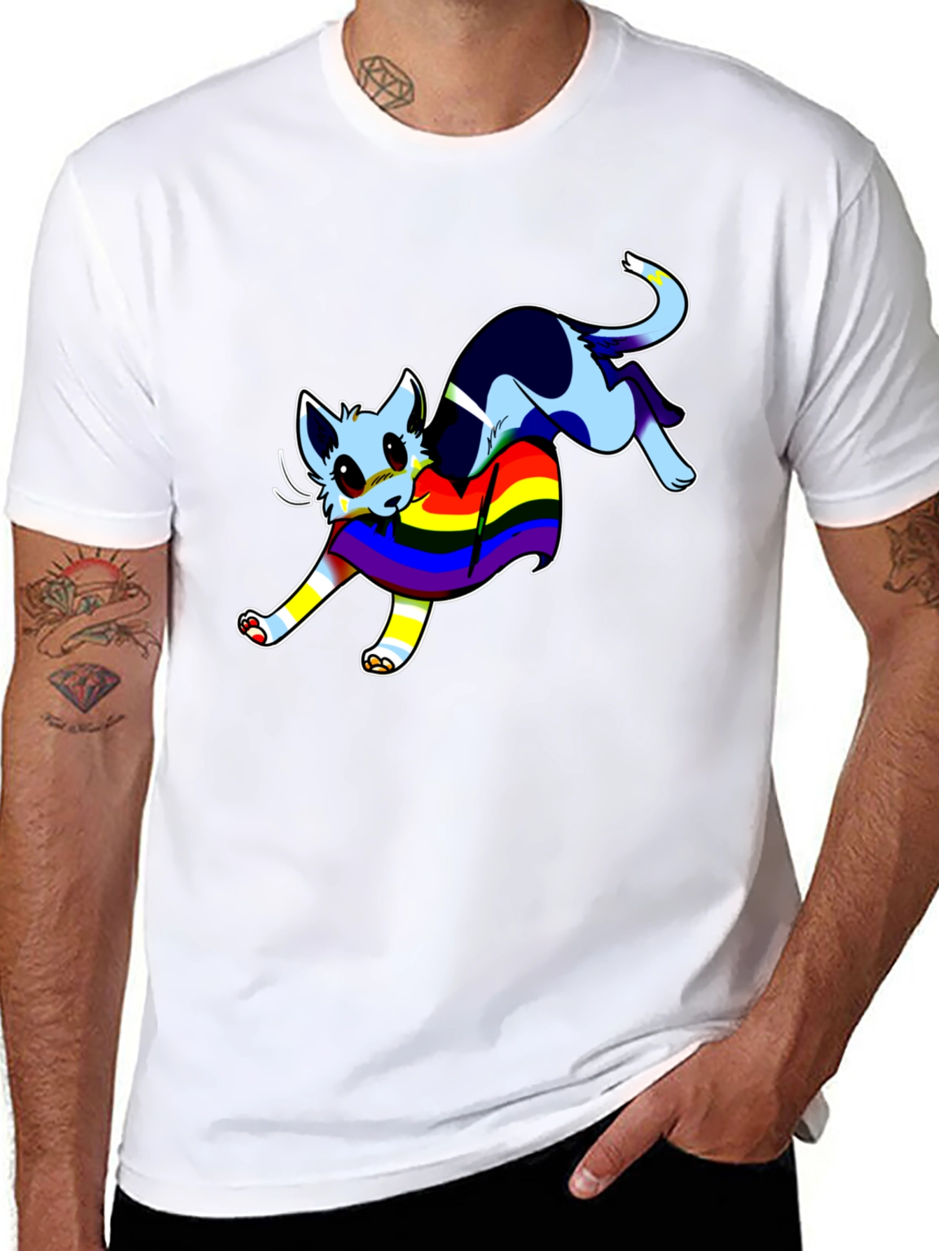 LGBT Pride Cat T-Shirt