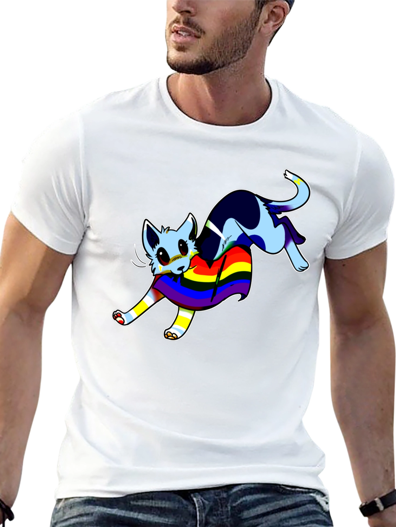 LGBT Pride Cat T-Shirt