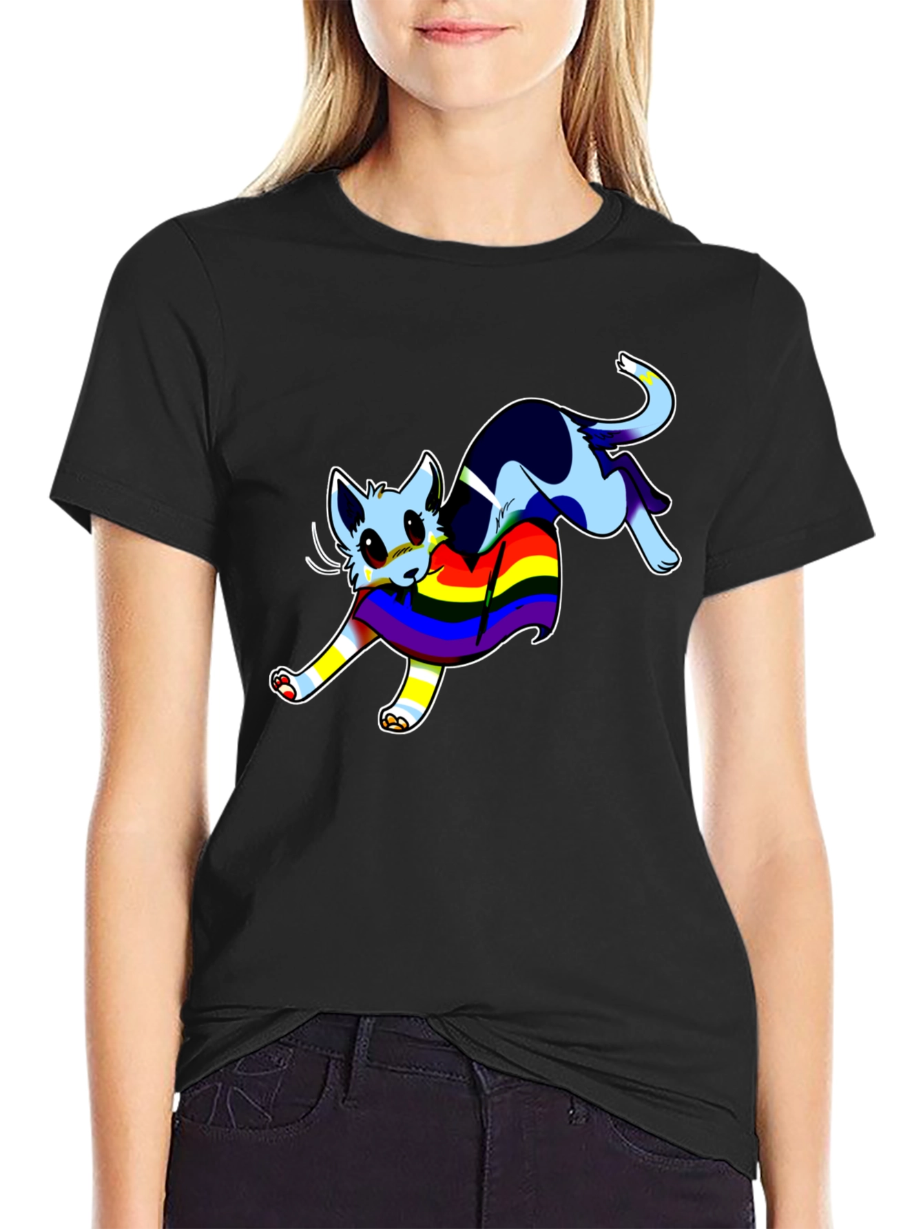 LGBT Pride Cat T-Shirt