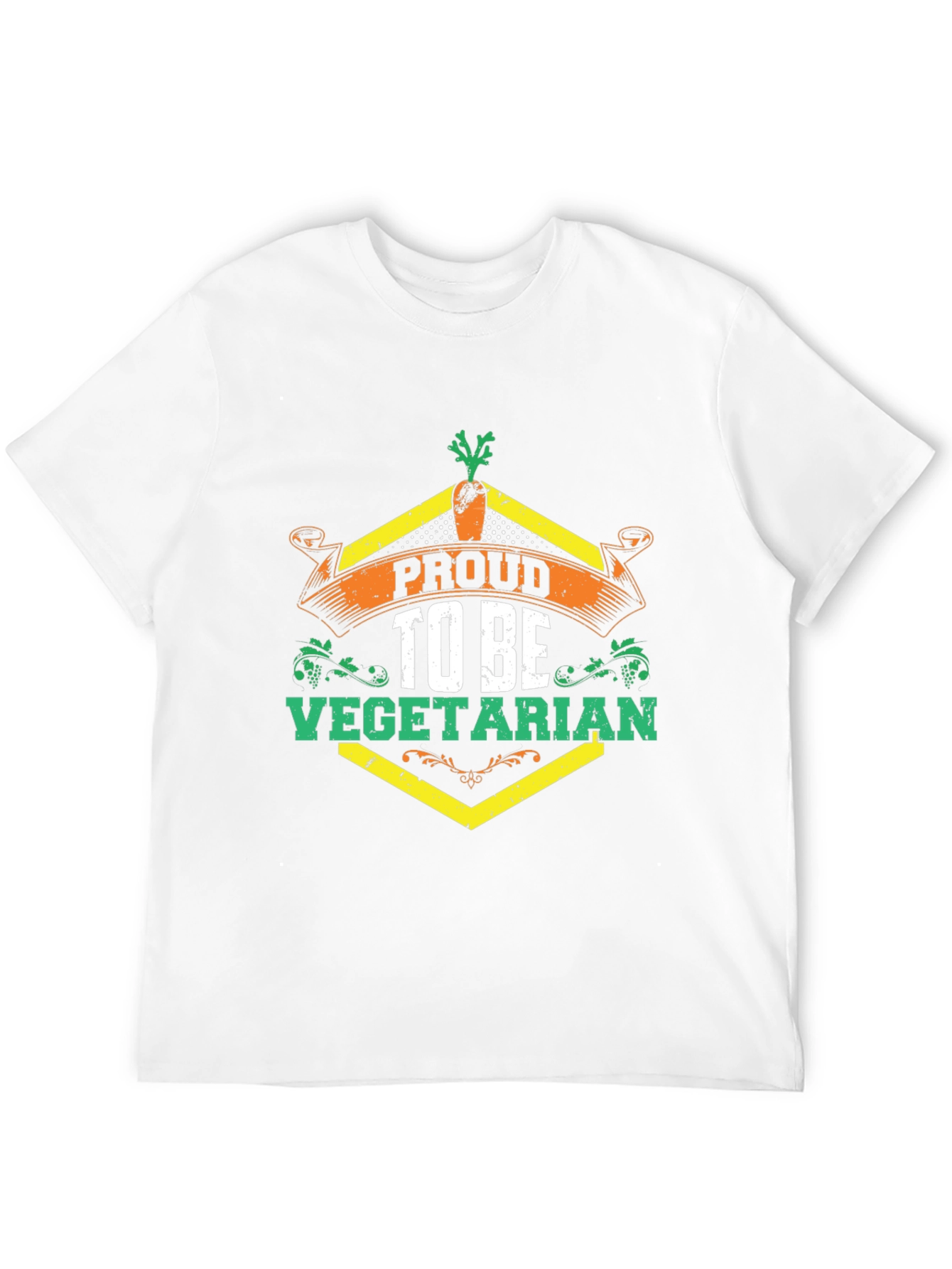 Proud Vegetarian T-Shirt - Black