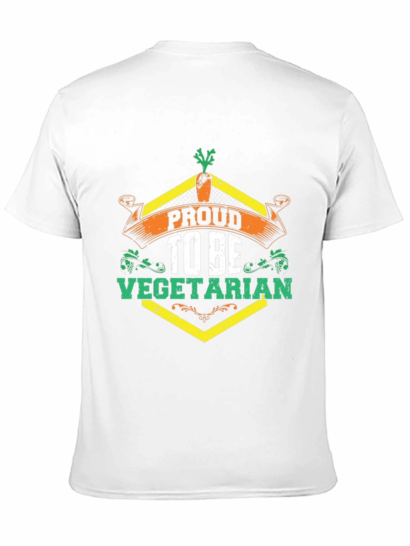 Proud Vegetarian T-Shirt - Black