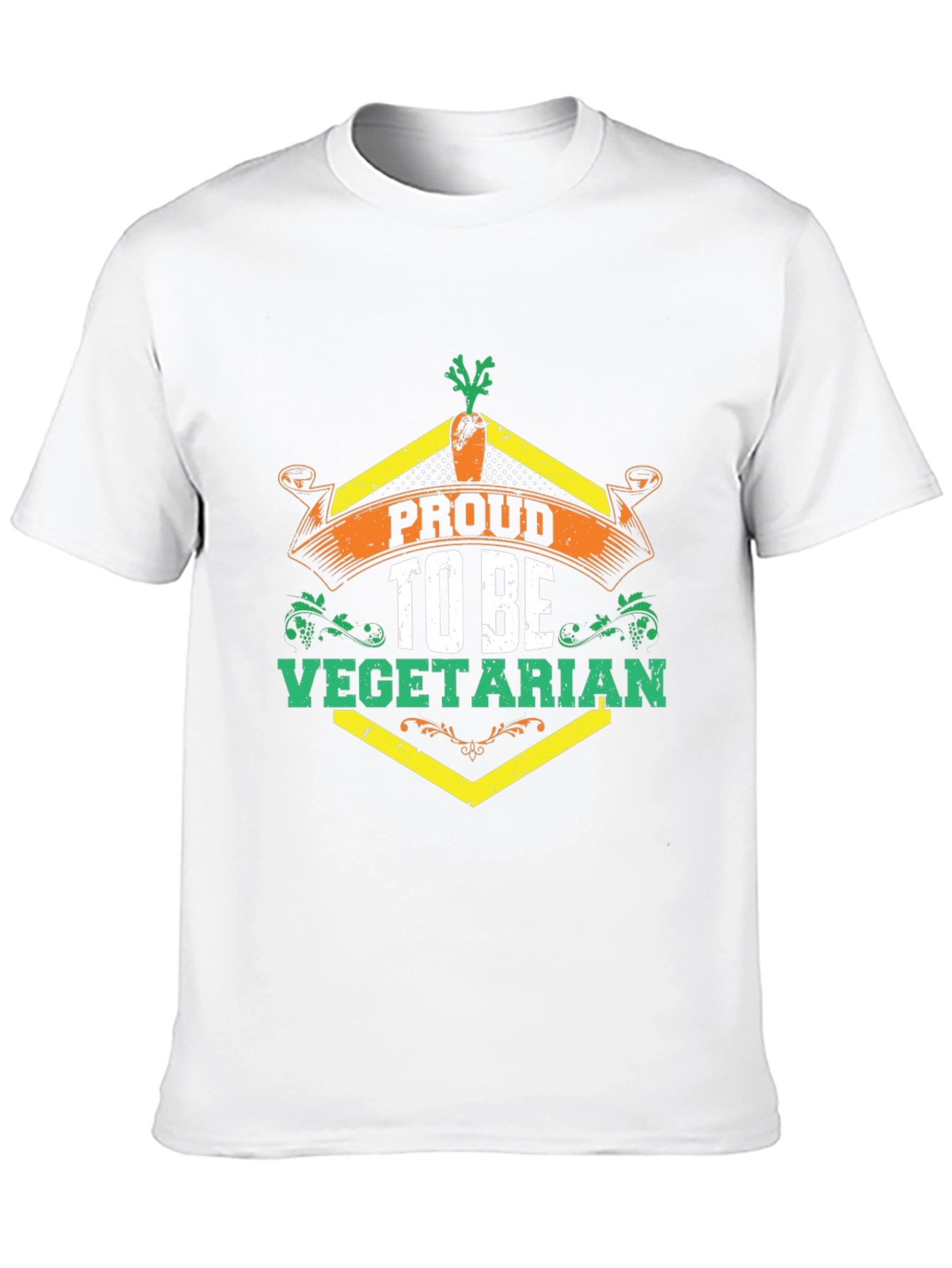 Proud Vegetarian T-Shirt - Black