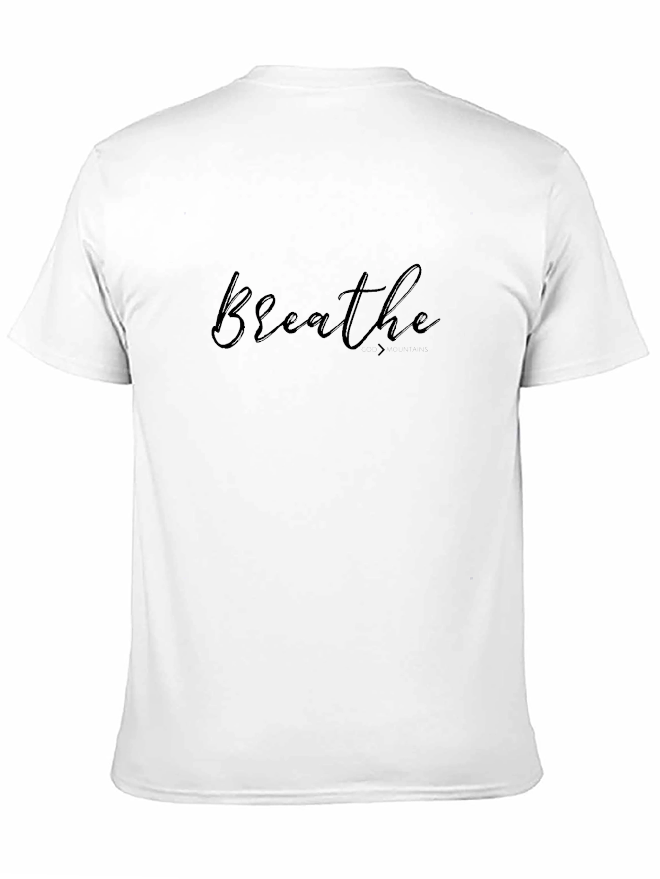Breathe Graphic Tee - Stylish Comfort