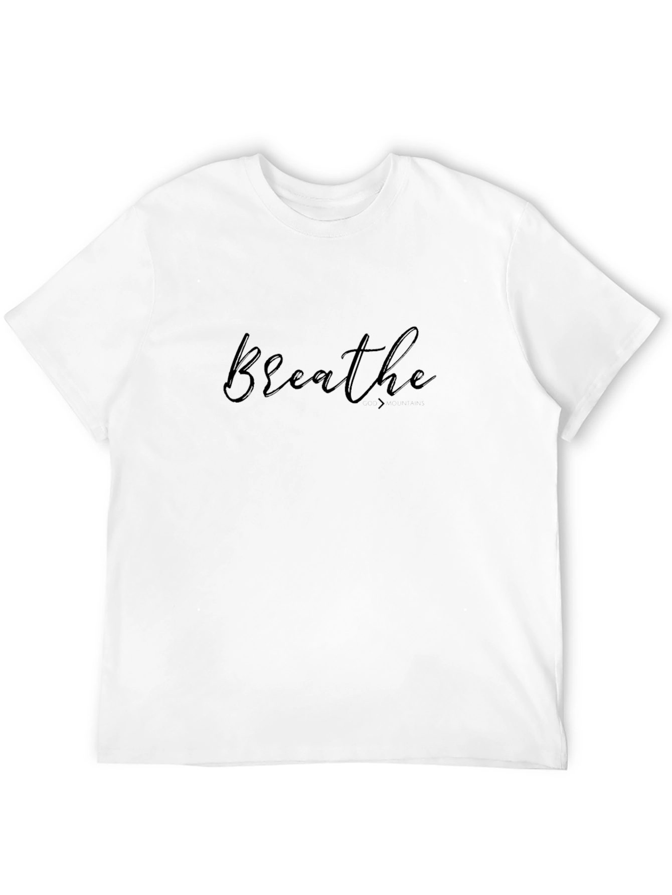 Breathe Graphic Tee - Stylish Comfort