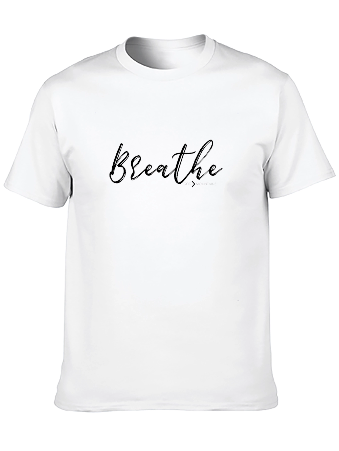 Breathe Graphic Tee - Stylish Comfort