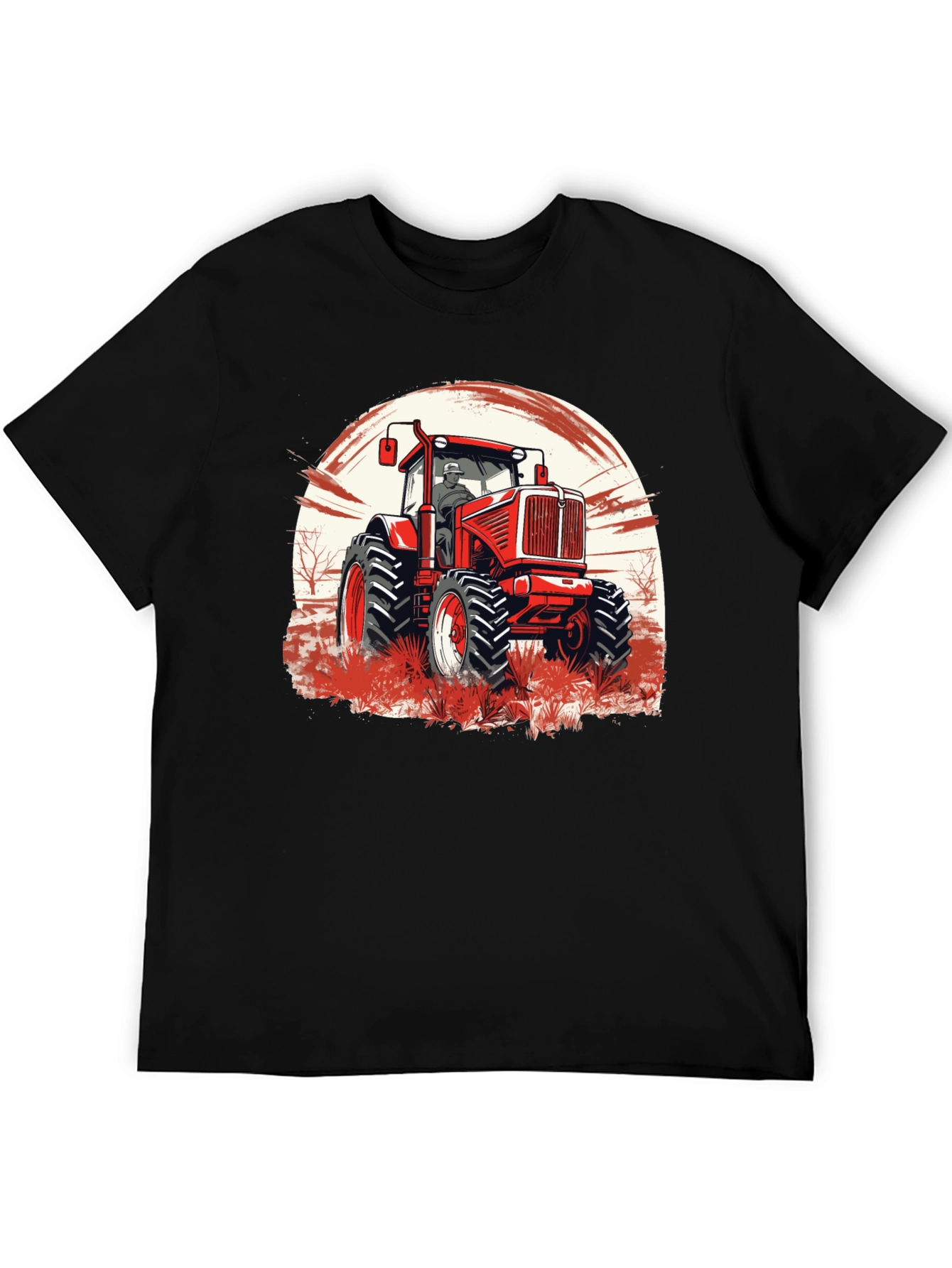 Red Tractor Graphic Tee - Farm Life Apparel
