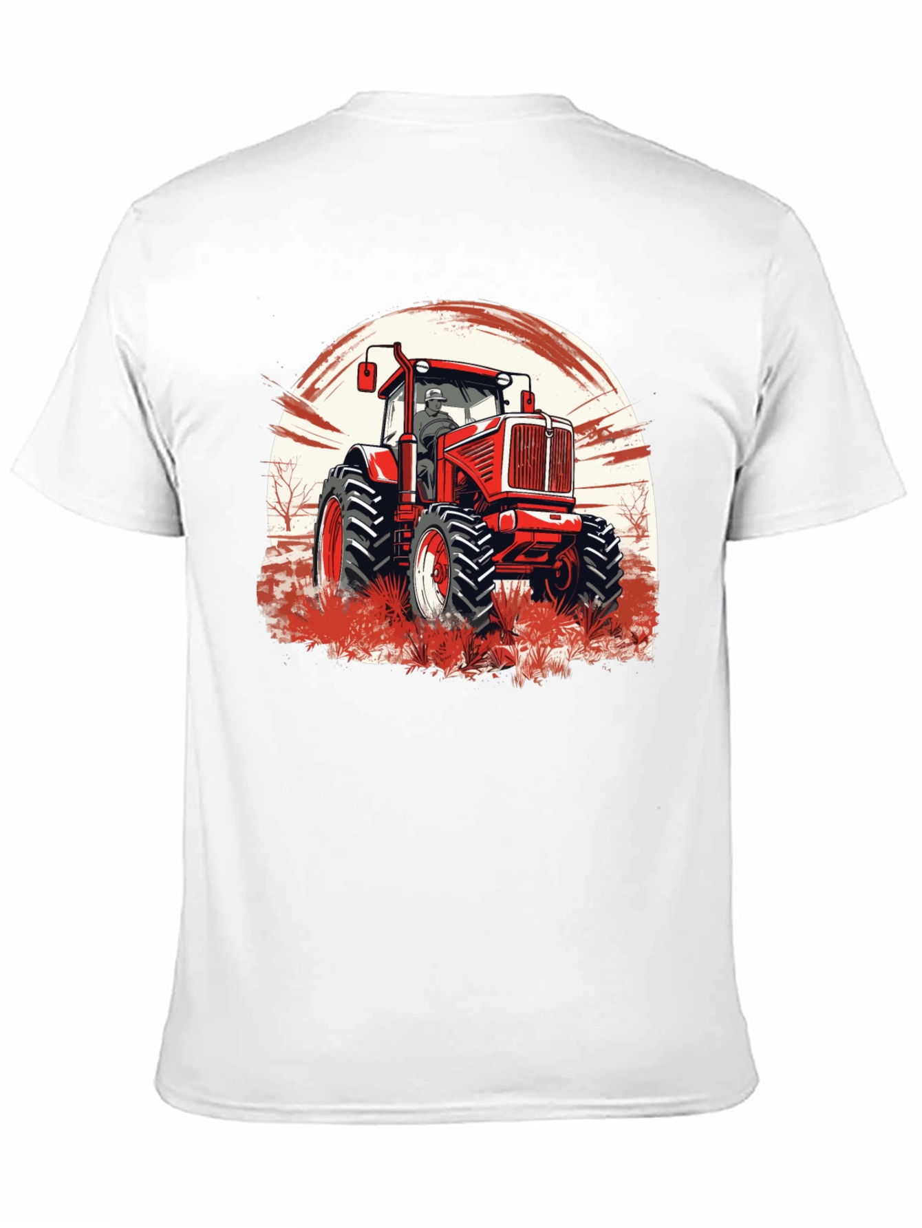 Red Tractor Graphic Tee - Farm Life Apparel