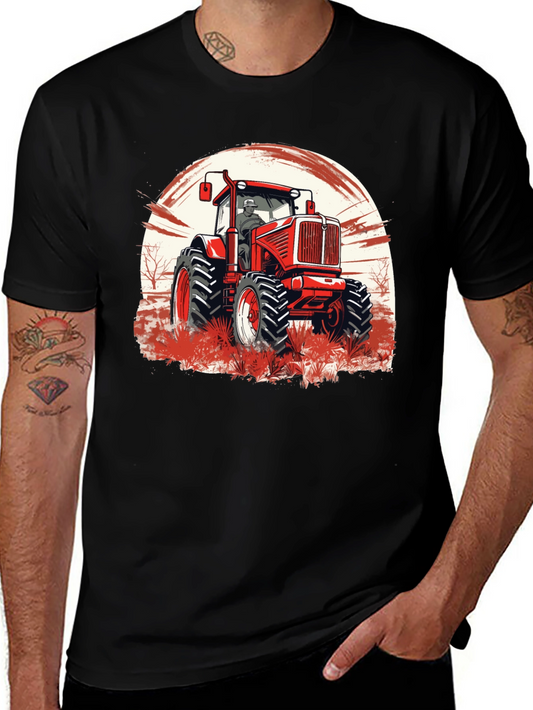 Red Tractor Graphic Tee - Farm Life Apparel