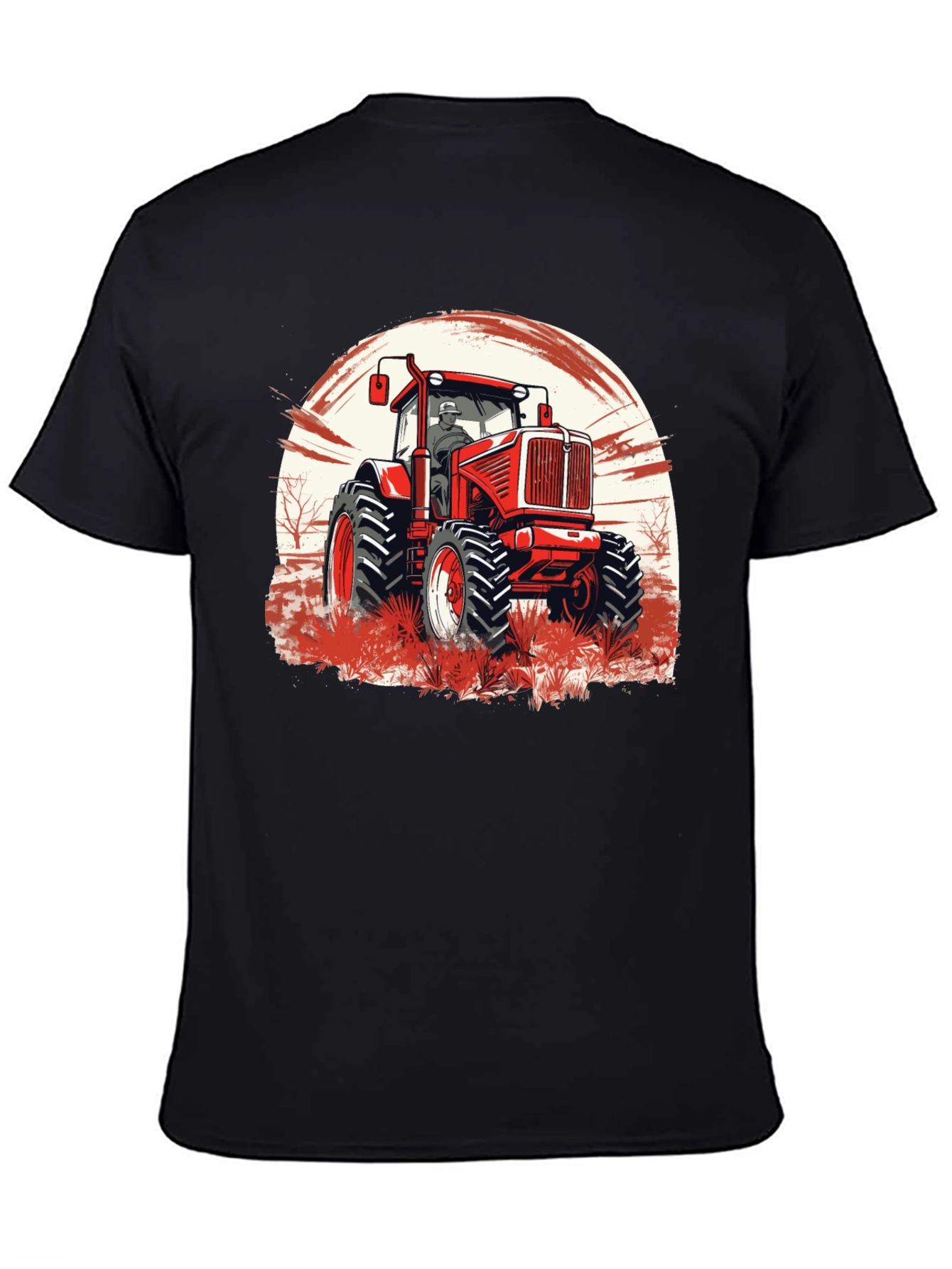 Red Tractor Graphic Tee - Farm Life Apparel