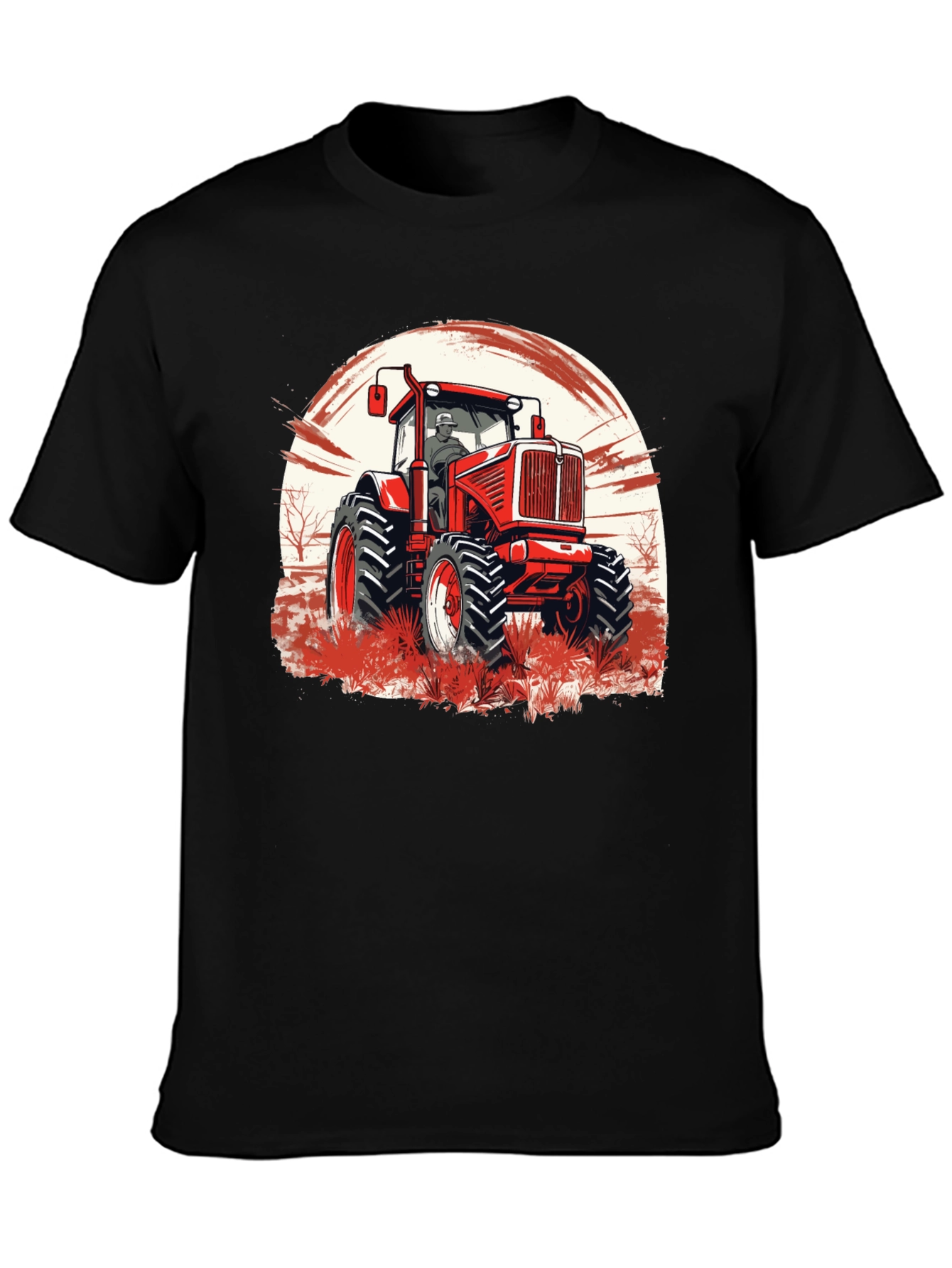 Red Tractor Graphic Tee - Farm Life Apparel