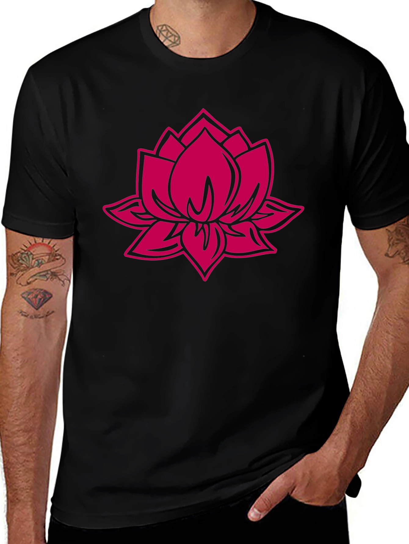 Lotus Flower Graphic Tee