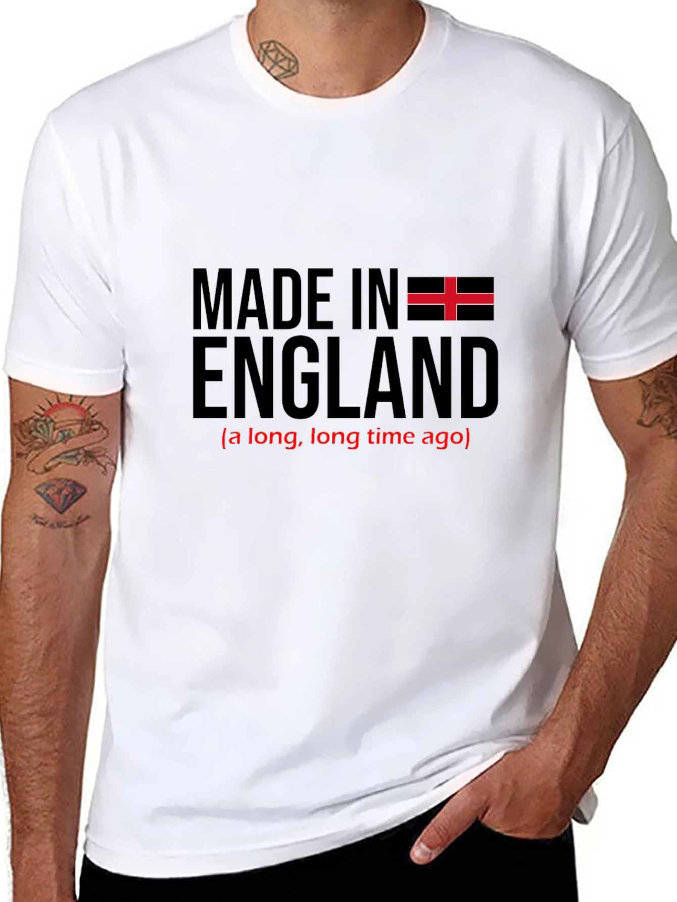 Made in England Funny Graphic T-Shirt