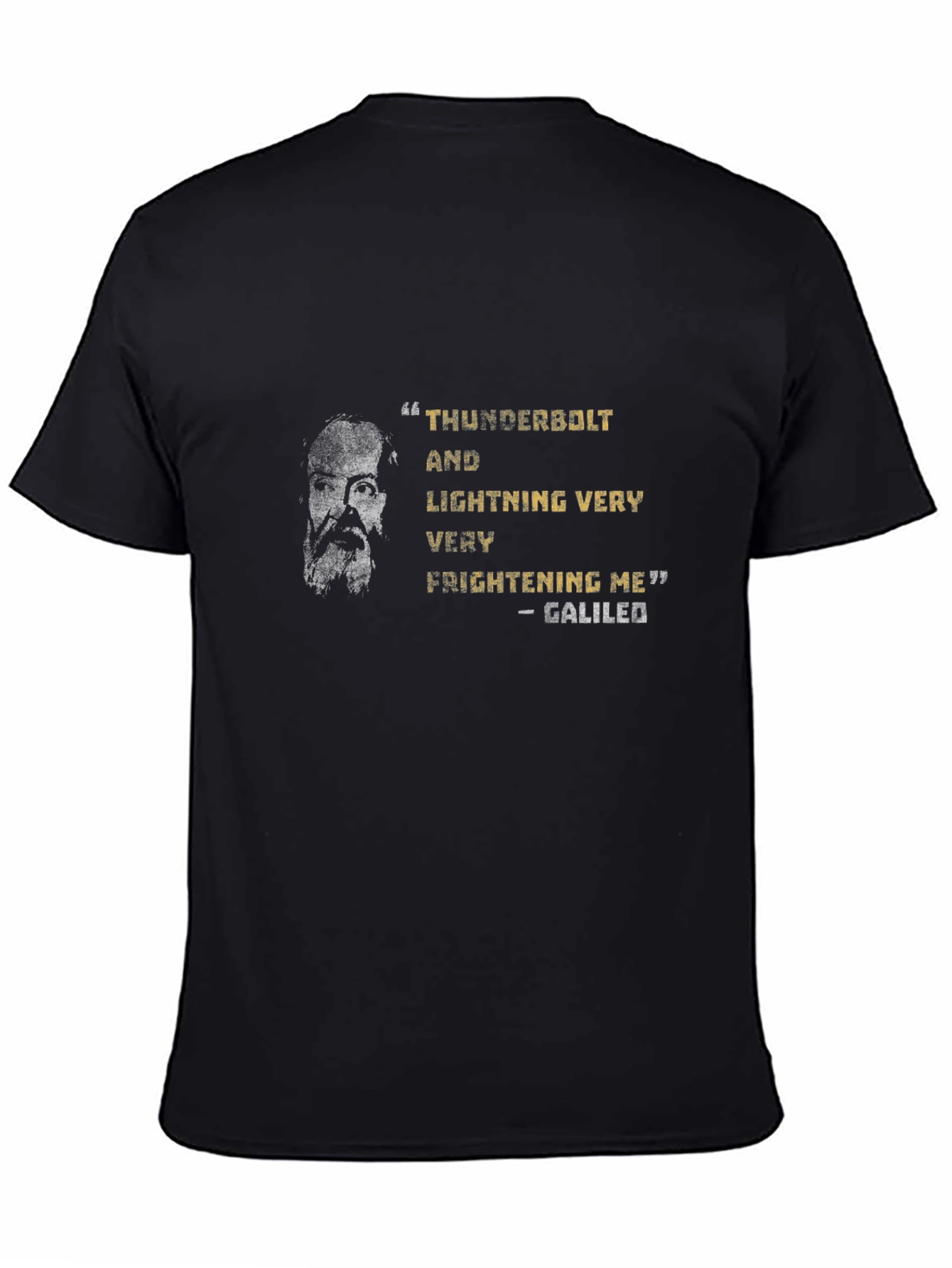 Galileo Thunderbolt T-Shirt - Funny Graphic Tee