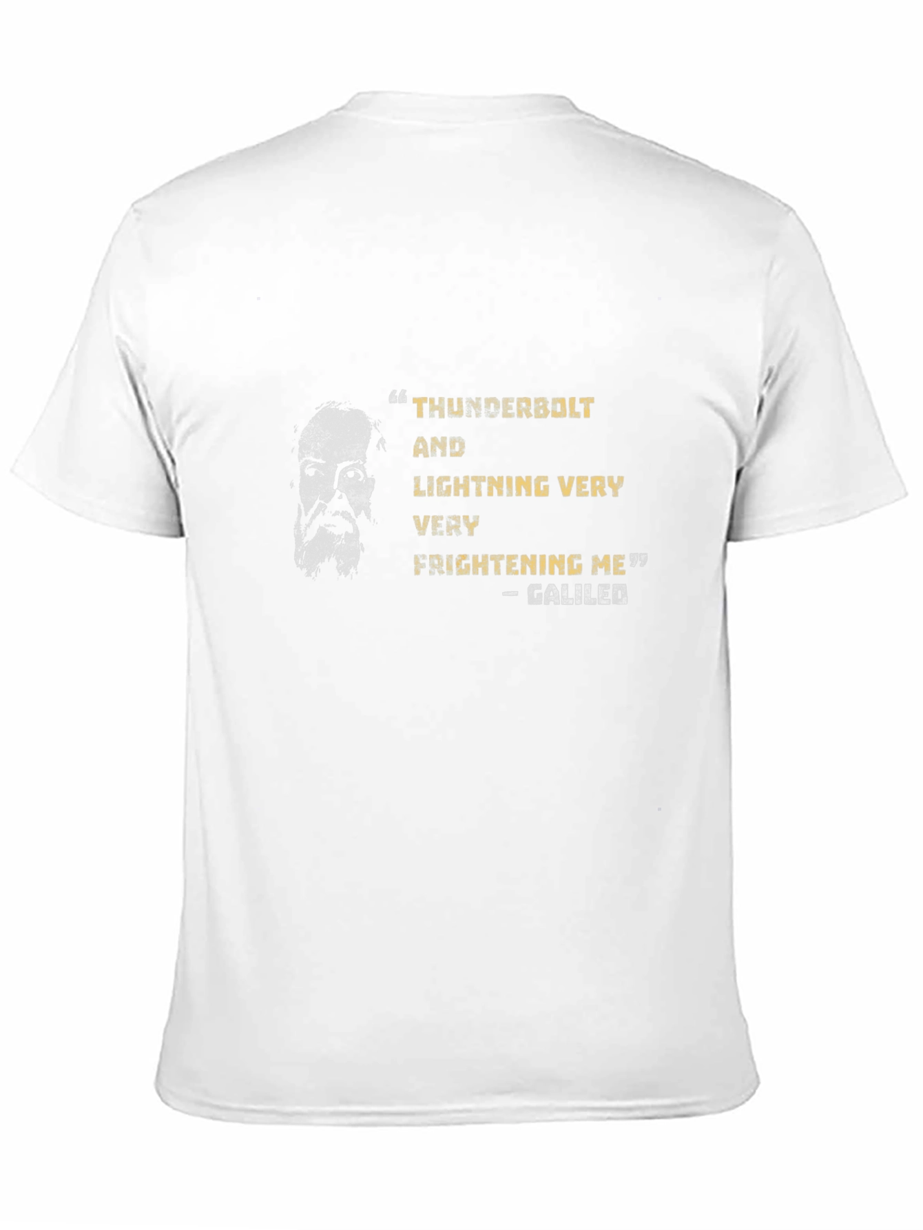 Galileo Thunderbolt T-Shirt - Funny Graphic Tee