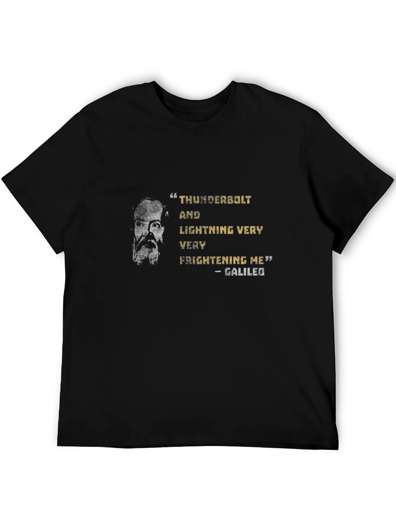 Galileo Thunderbolt T-Shirt - Funny Graphic Tee