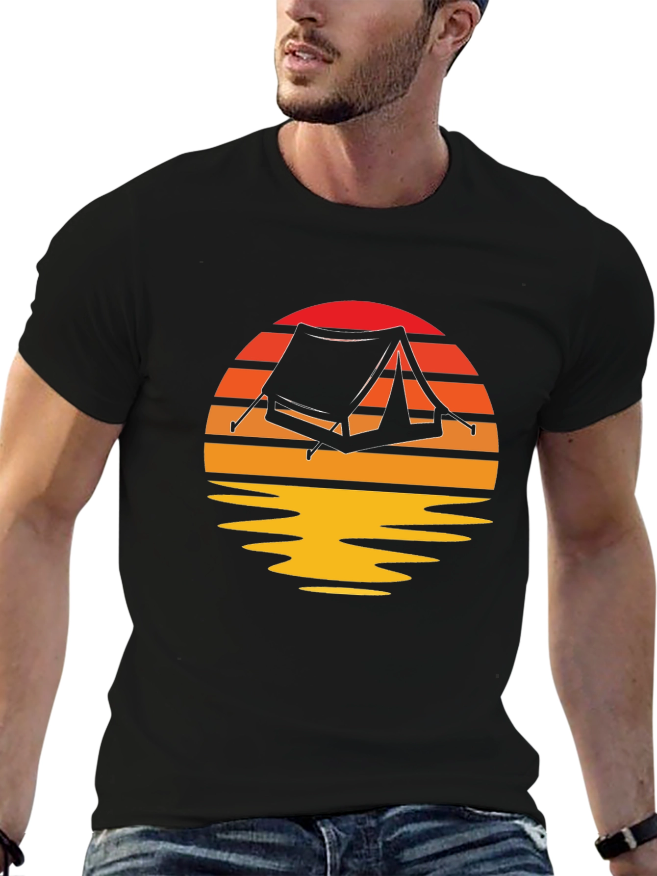 Camping Tent Graphic Tee - Adventure Awaits!