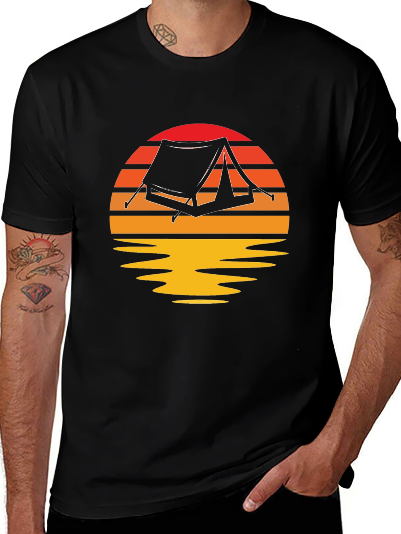 Camping Tent Graphic Tee - Adventure Awaits!