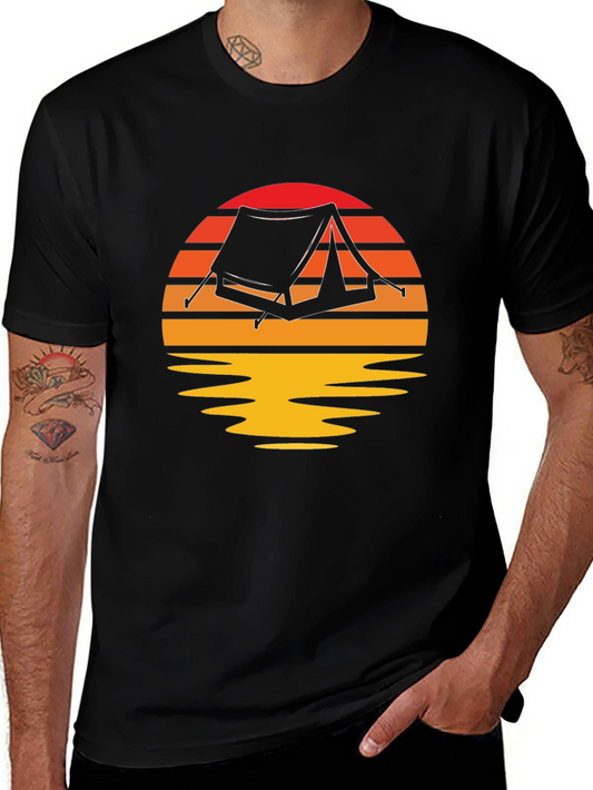 Camping Tent Graphic Tee - Adventure Awaits!
