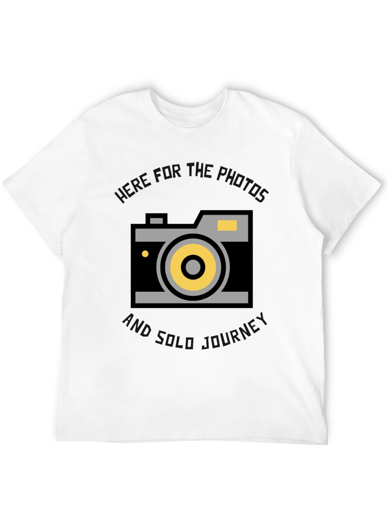 Camera Graphic Tee - Travel & Photography T-Shirt