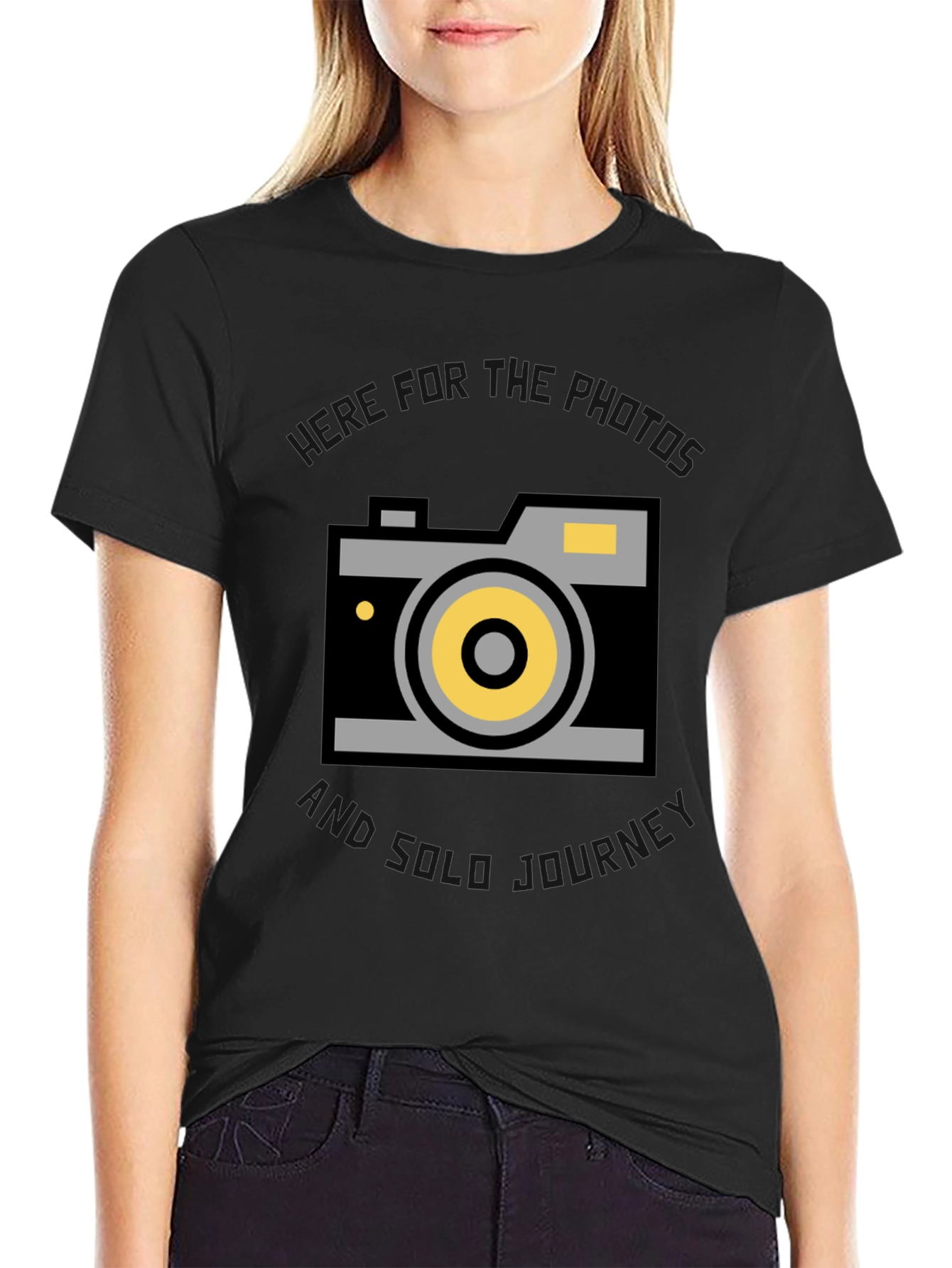 Camera Graphic Tee - Travel & Photography T-Shirt
