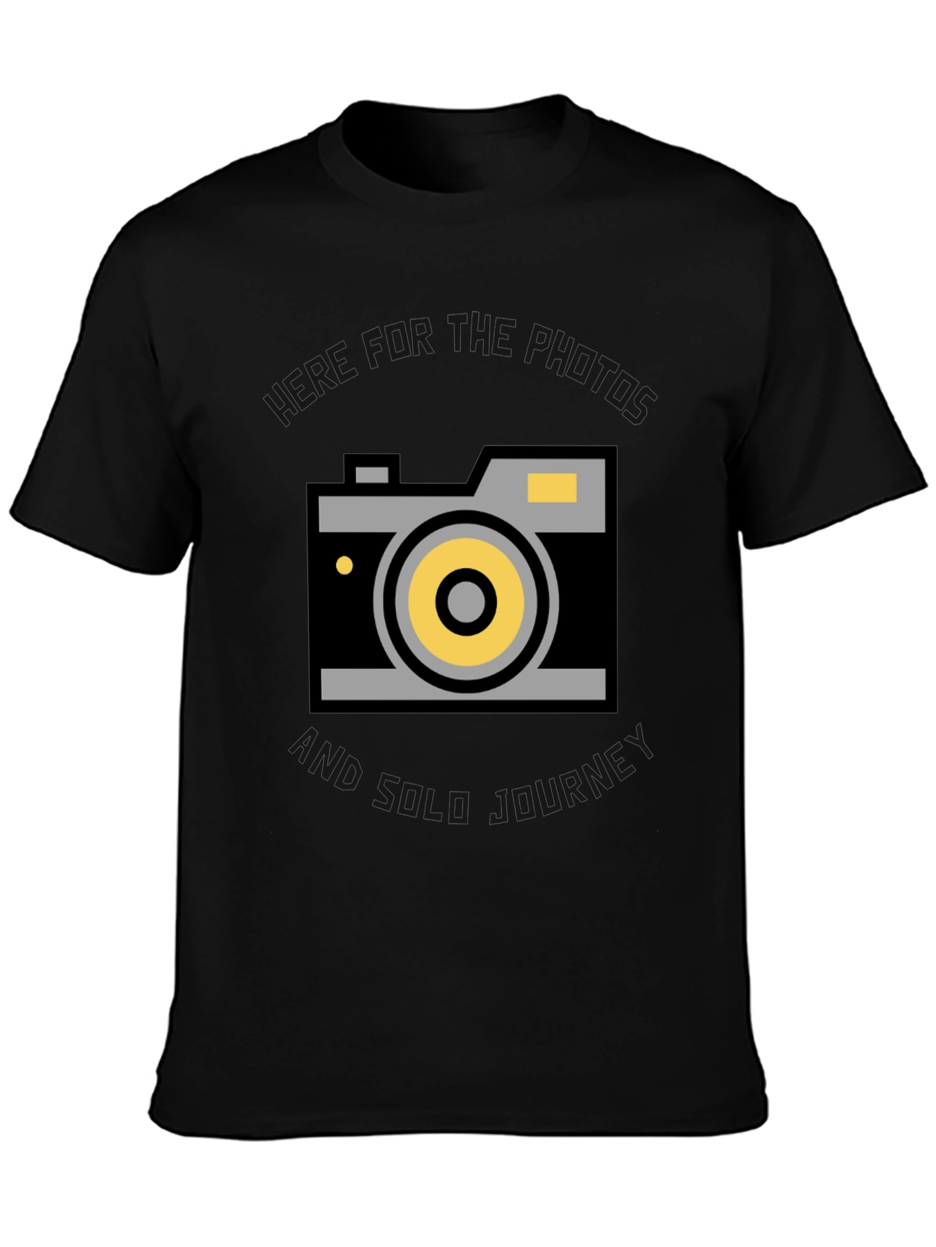 Camera Graphic Tee - Travel & Photography T-Shirt