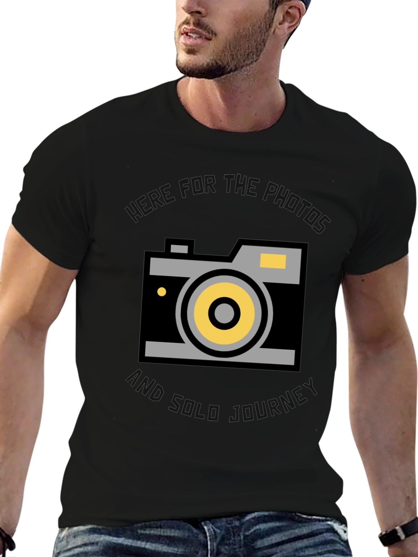 Camera Graphic Tee - Travel & Photography T-Shirt