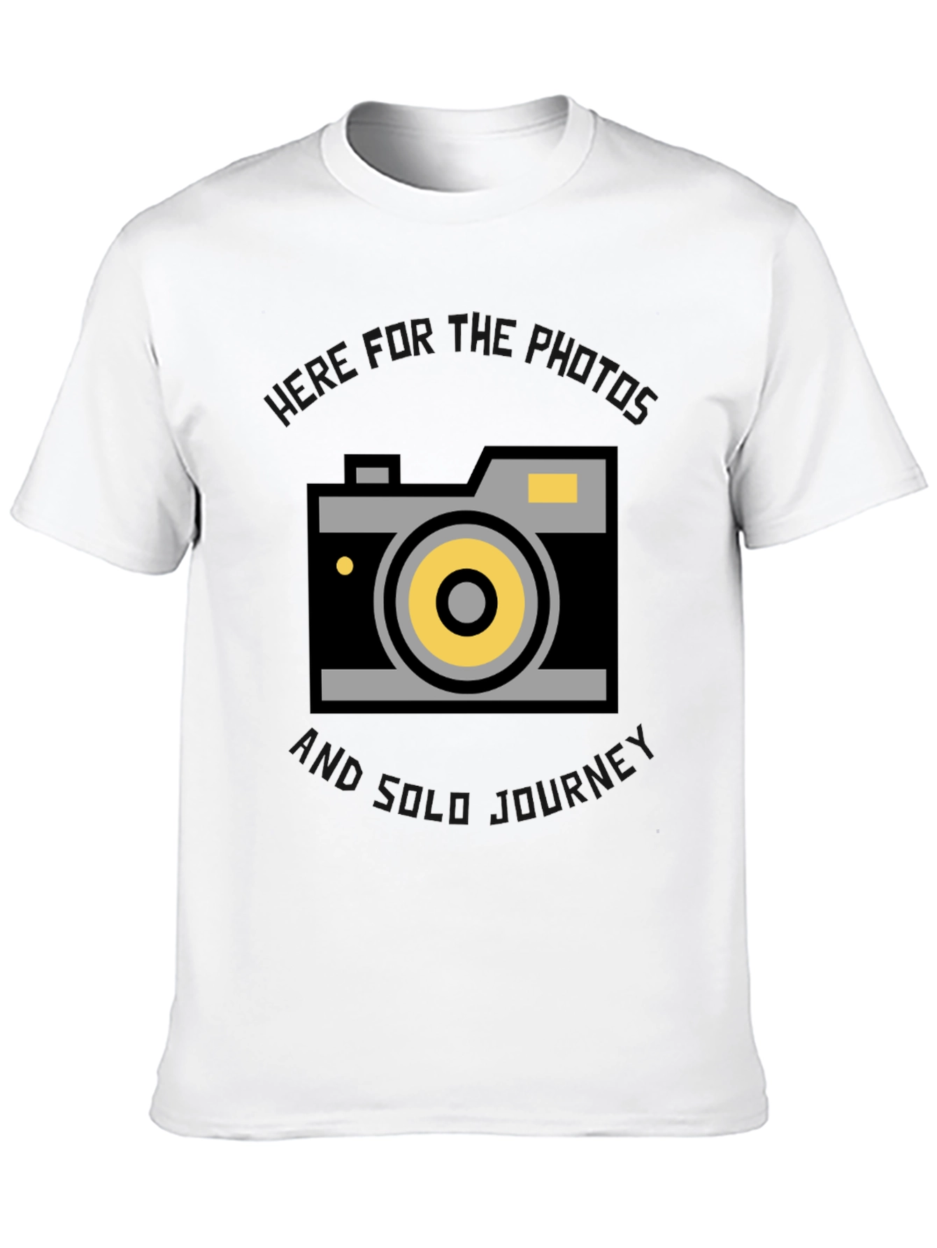 Camera Graphic Tee - Travel & Photography T-Shirt