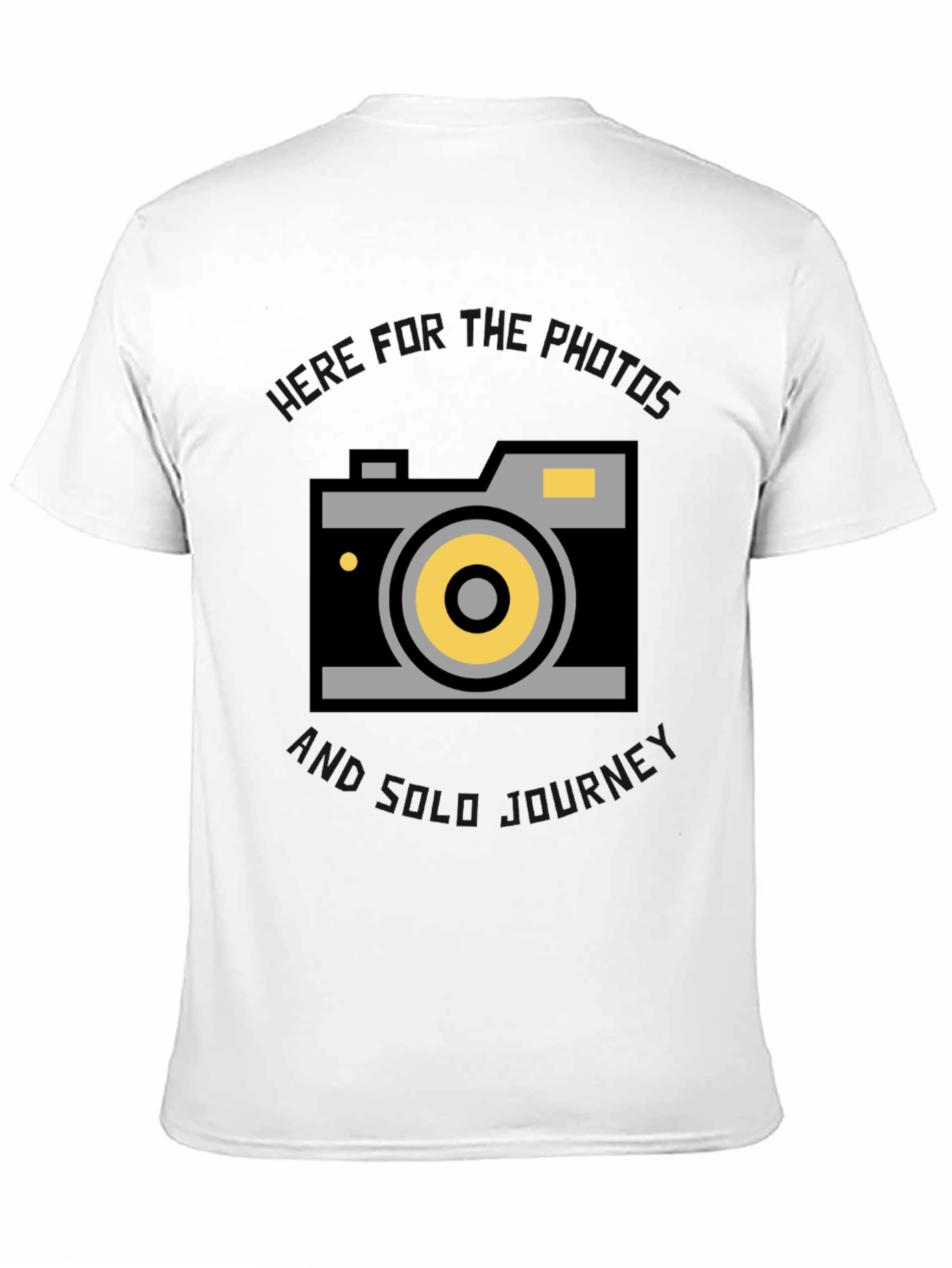 Camera Graphic Tee - Travel & Photography T-Shirt